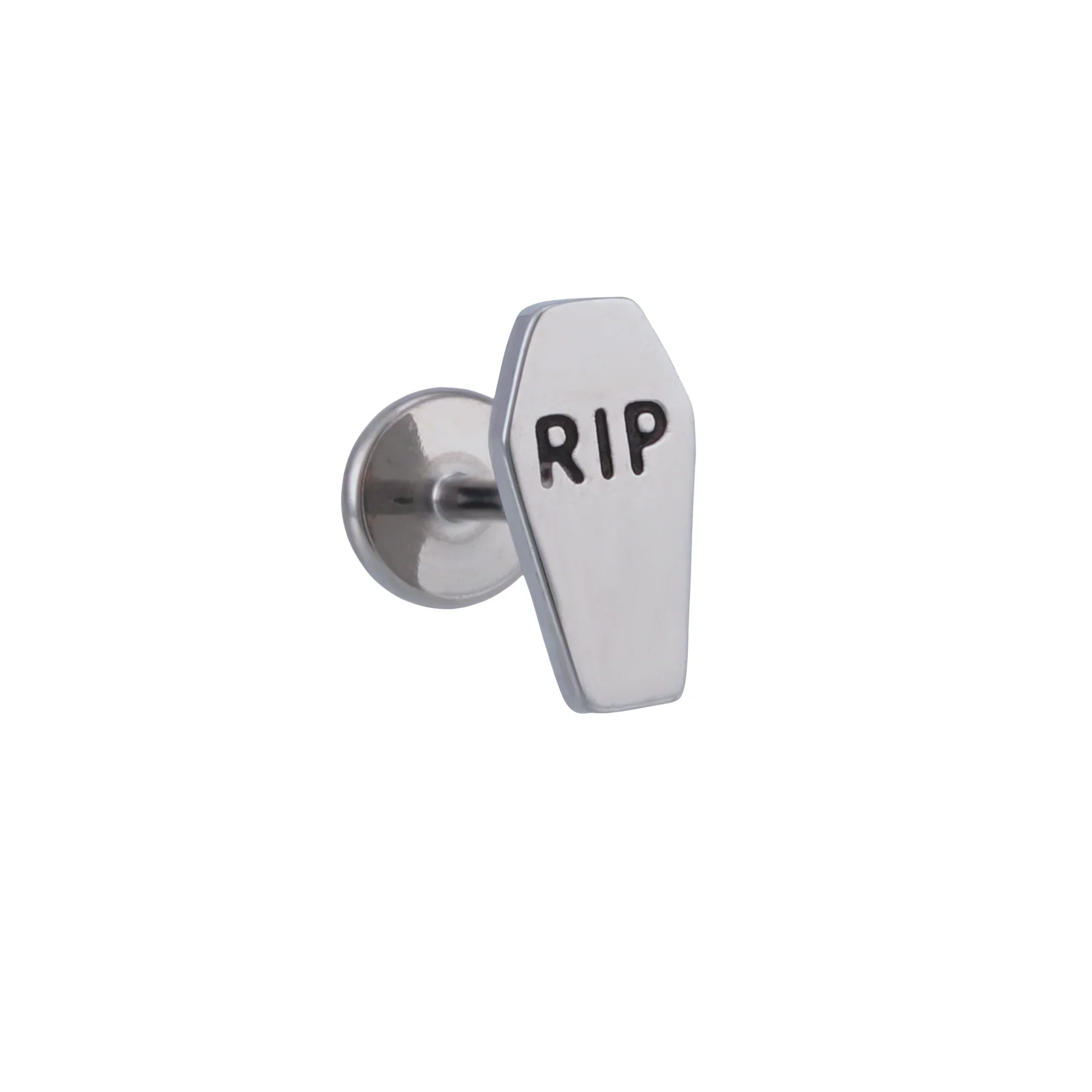 RIP Coffin Enamel Flat Back Stud - Image 8