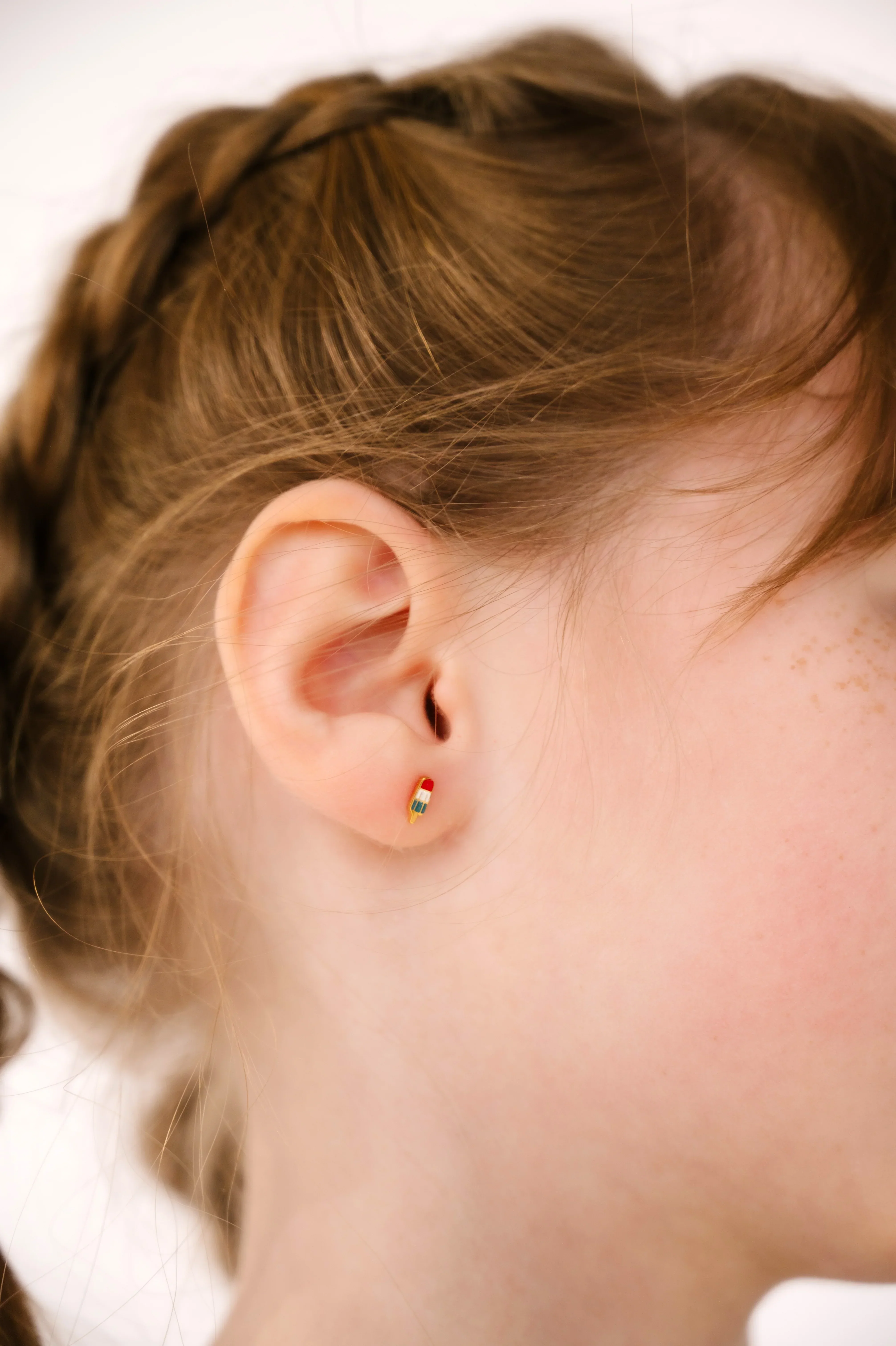 Rocket Pop Enamel Flat Back Stud - Image 3