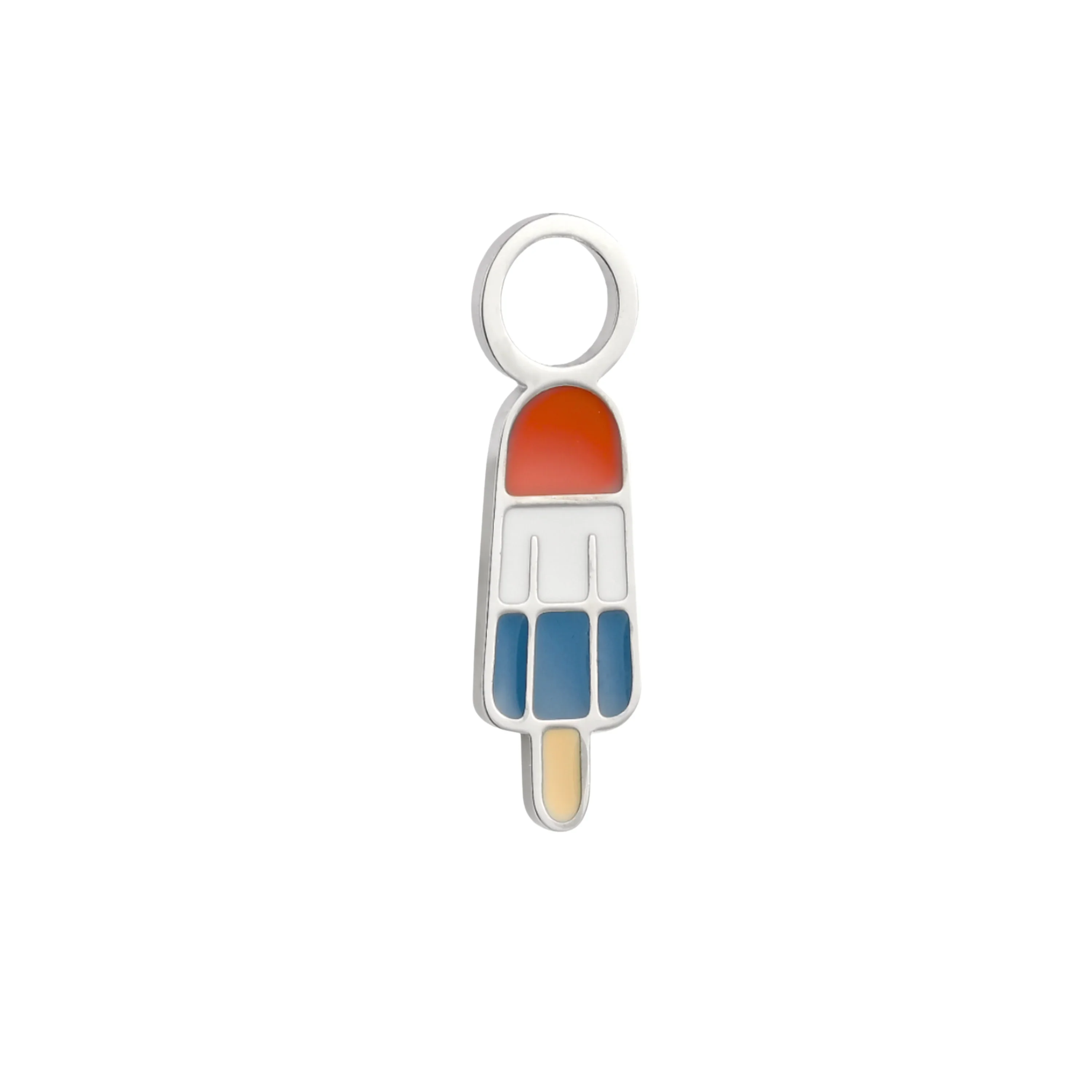 Rocket Pop Enamel Hoop Charm - Image 4