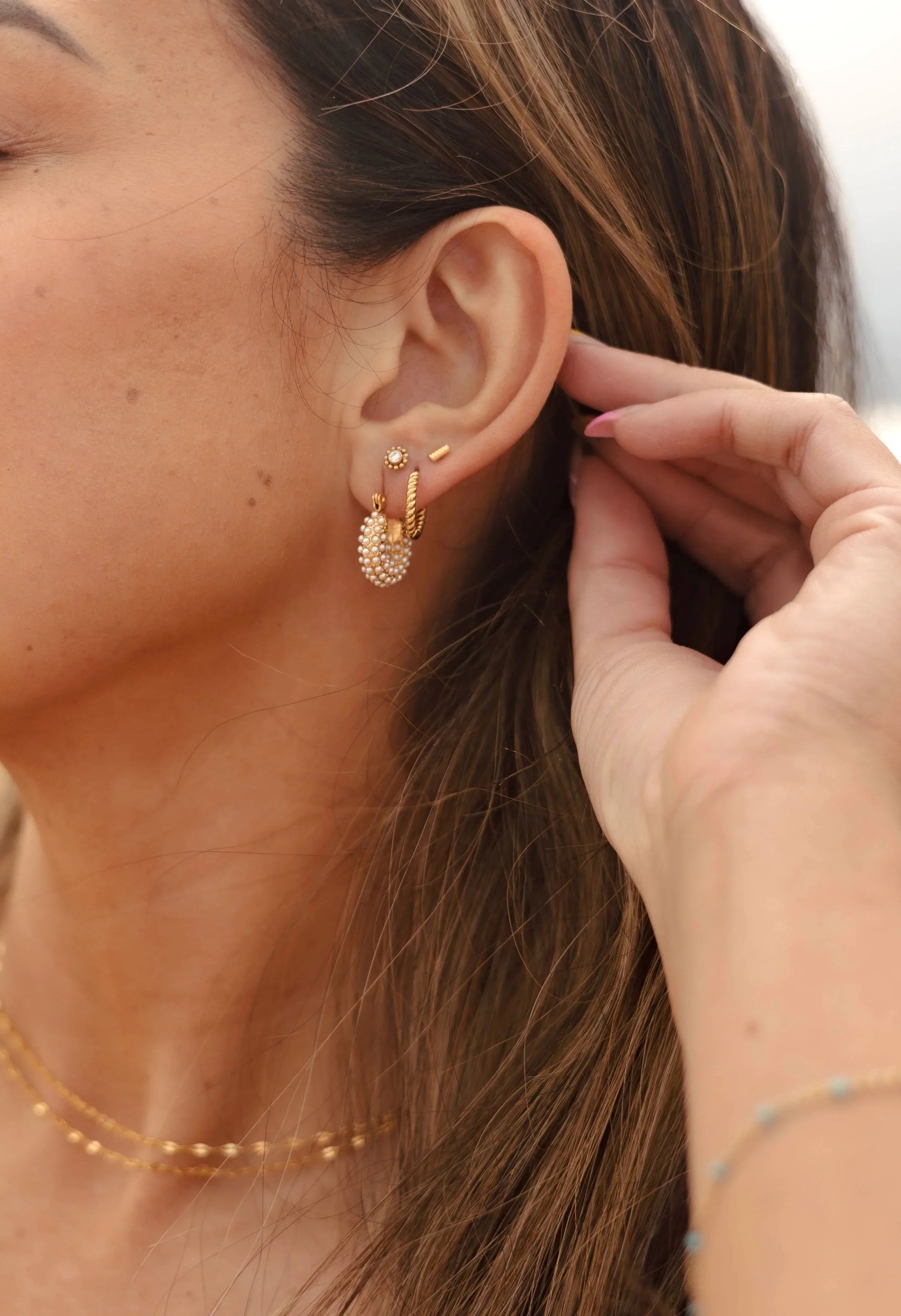 Rope Flat Back Stud - Image 3