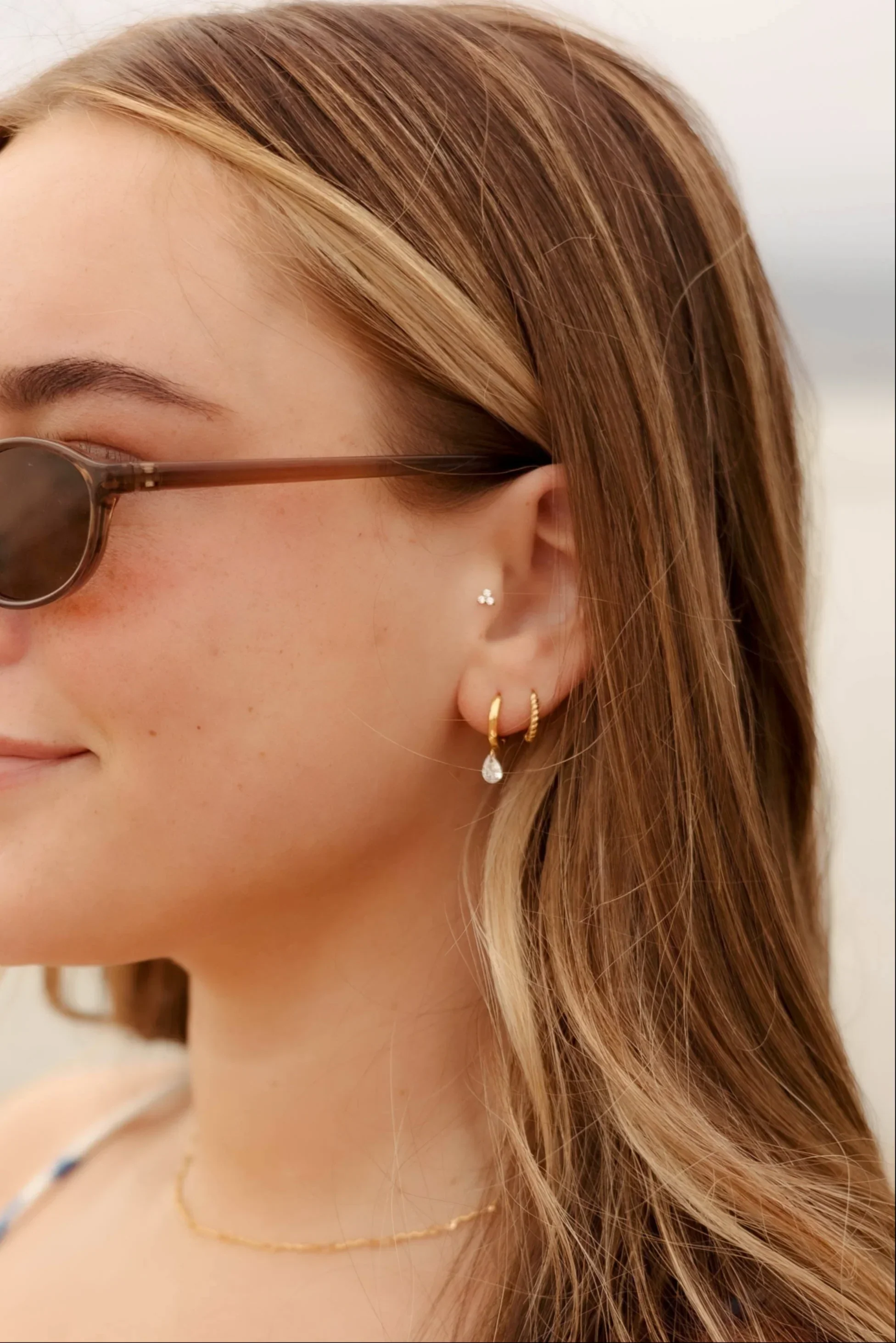 Saltwater Titanium Hoops - Image 2