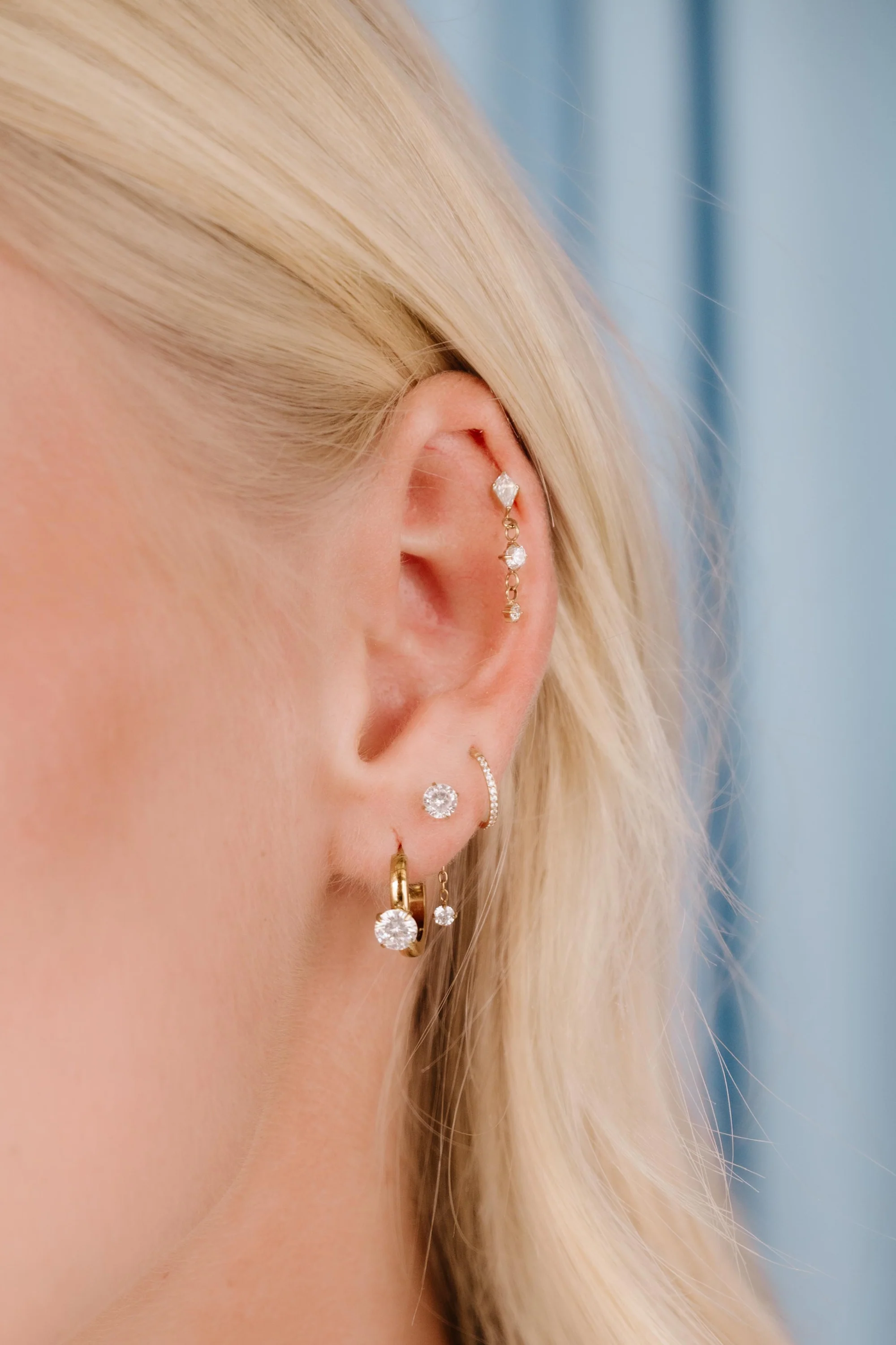 Selara Flat Back Stud - Image 3