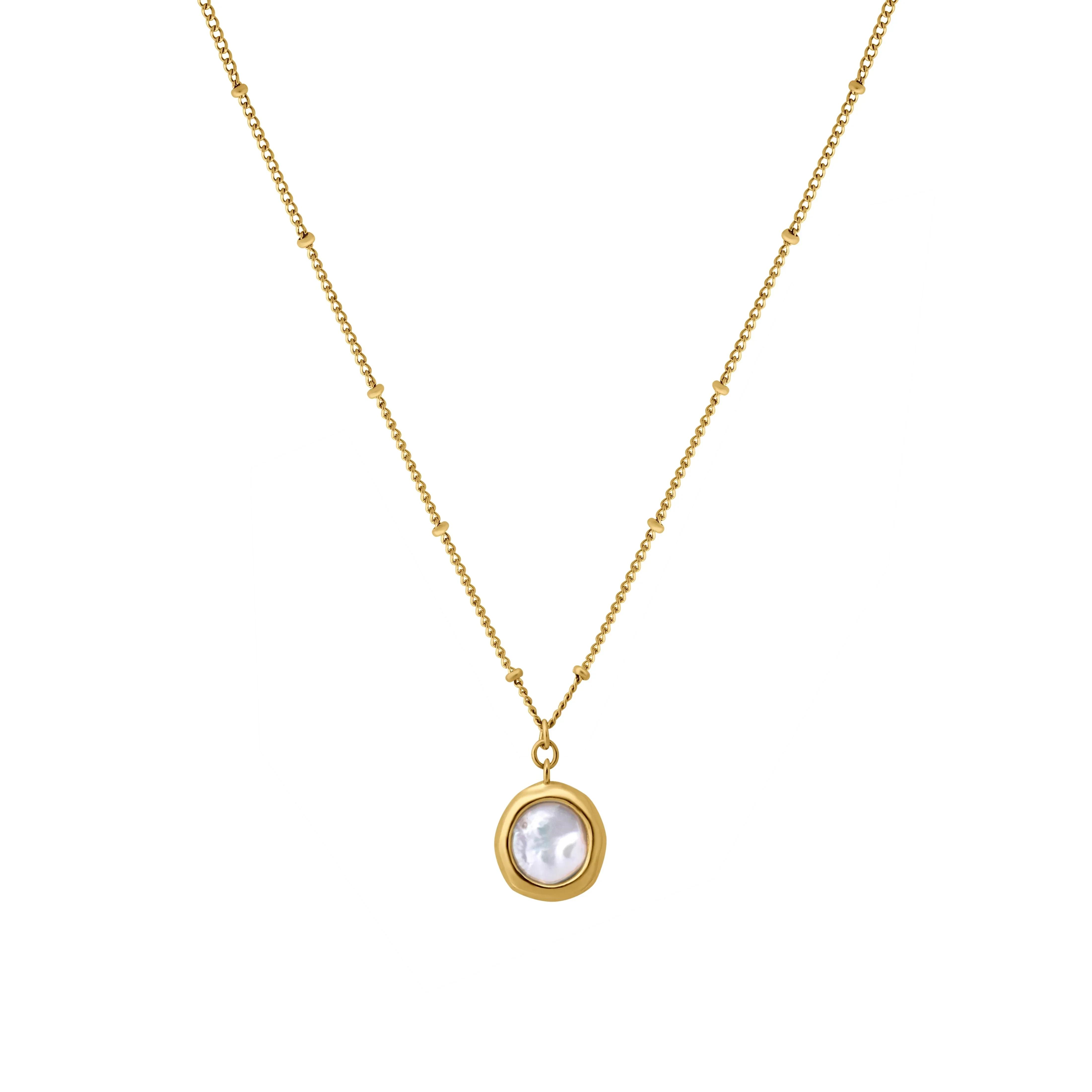 Siren Pearl Pendant Necklace