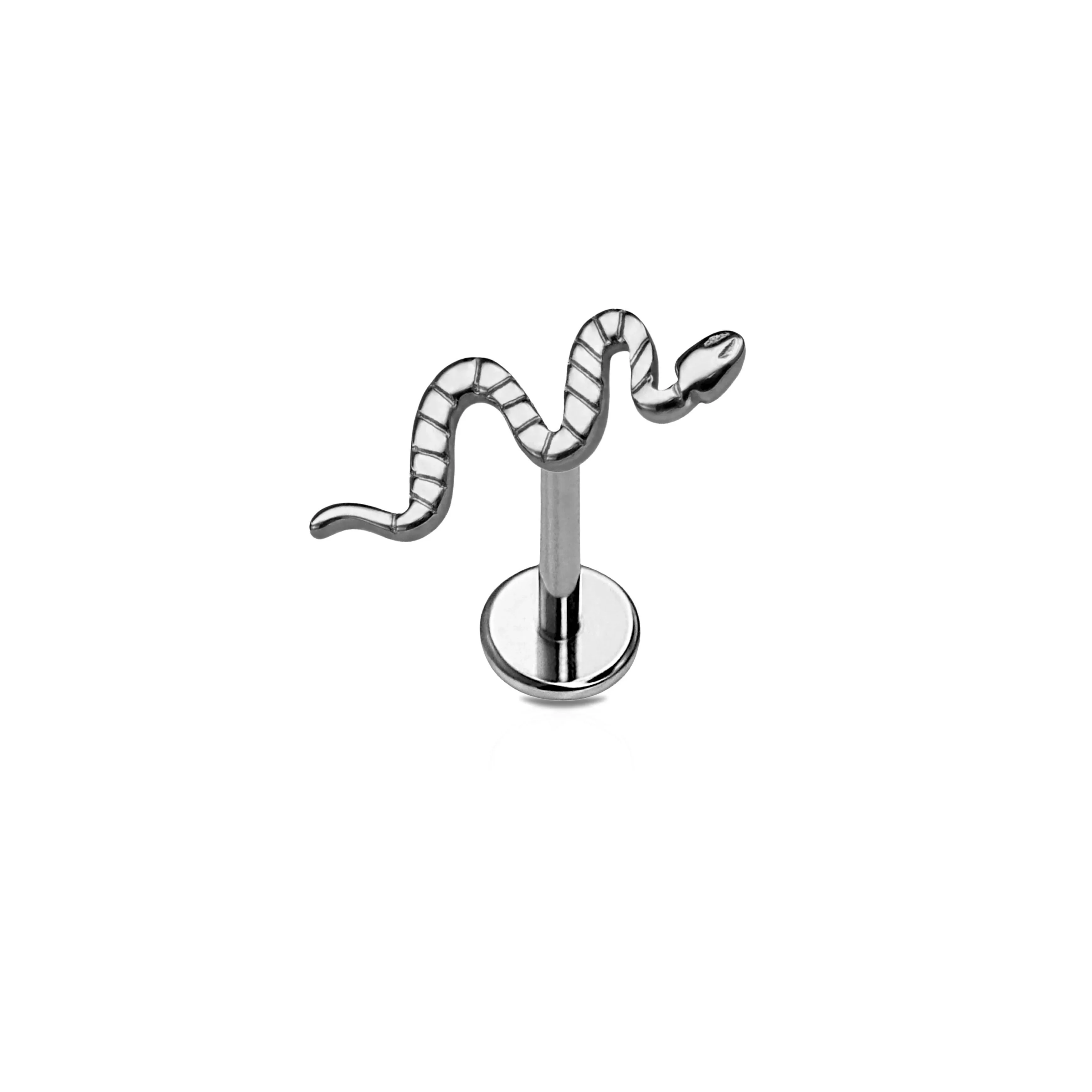 Snake Flat Back Stud - Image 6