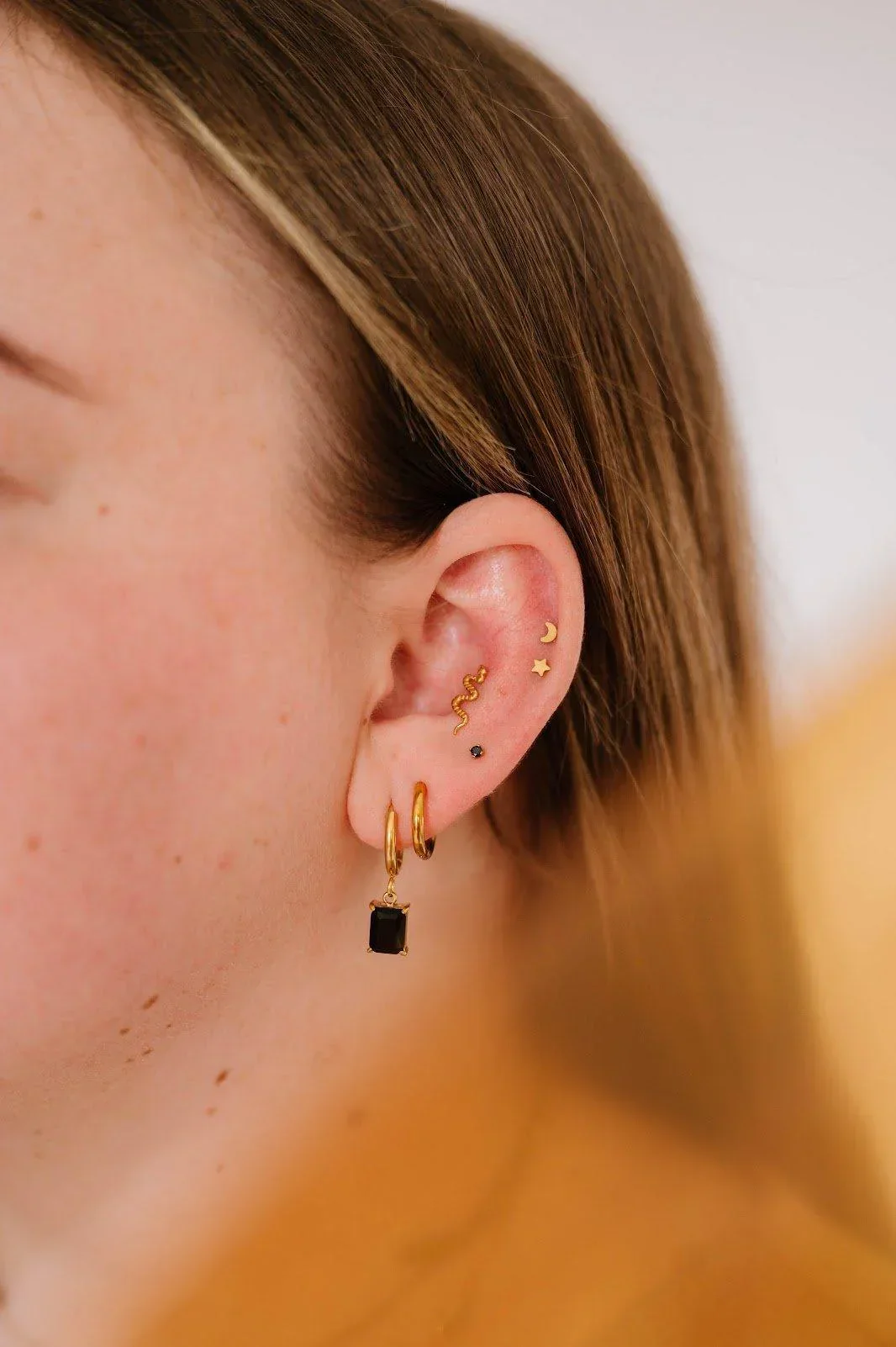 Snake Flat Back Stud - Image 8