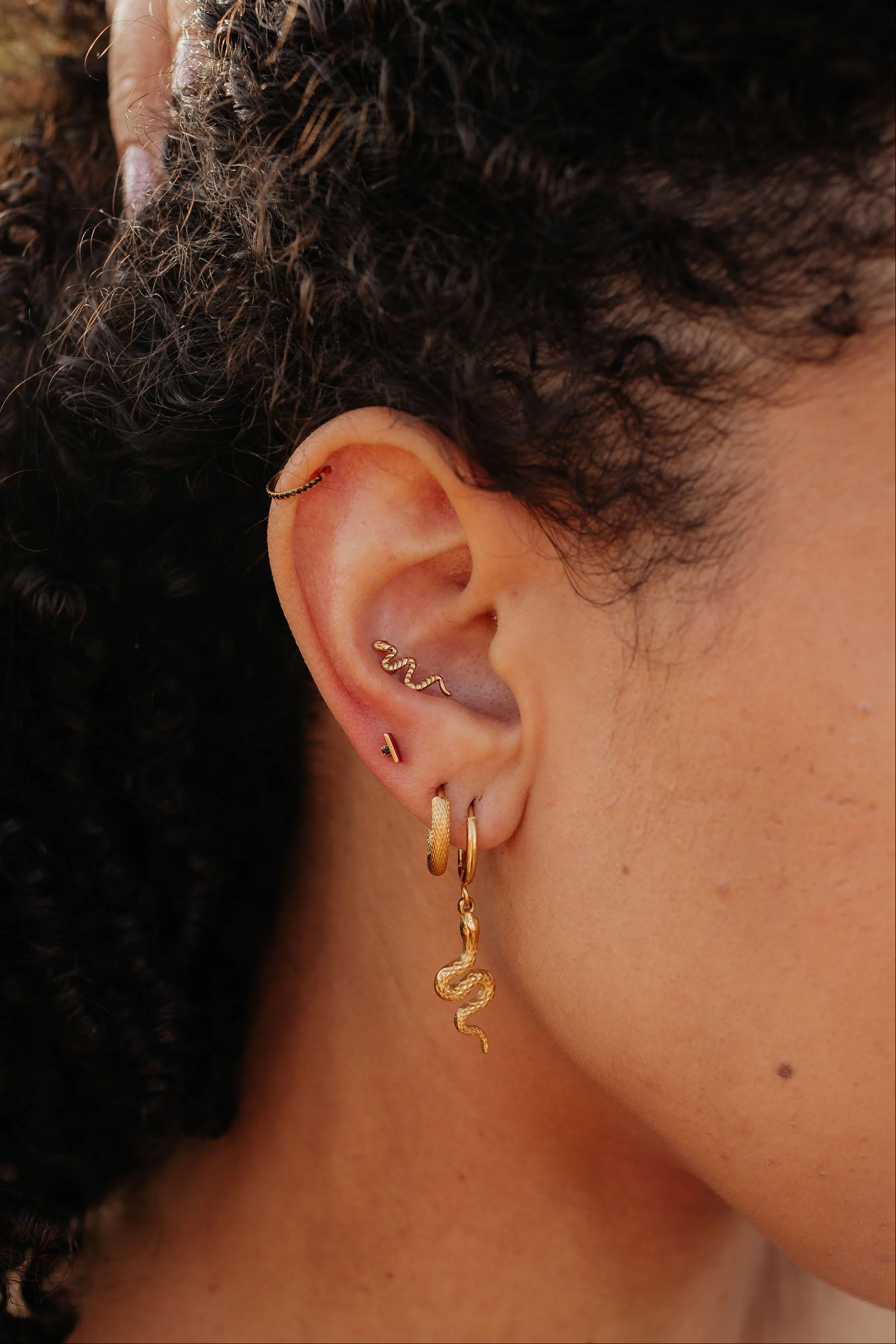 Snakeskin Hoops - Image 2