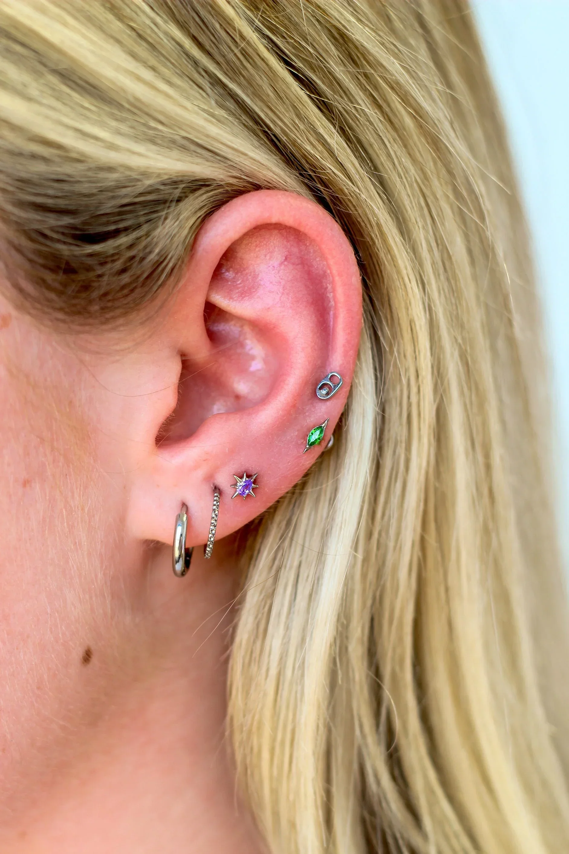 Soda Tab Flat Back Stud - Image 3