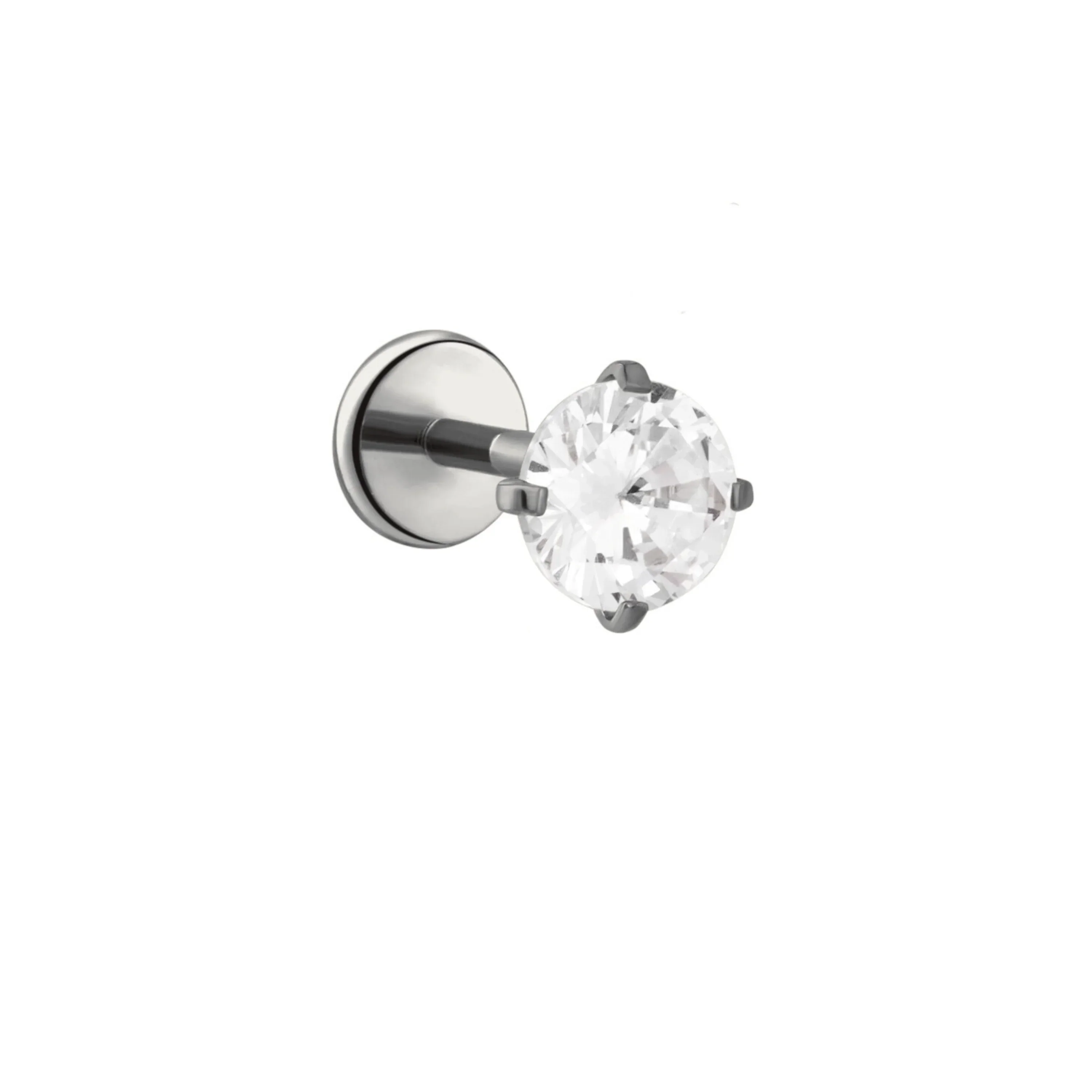 Solitaire 4mm Flat Back Stud - Image 8