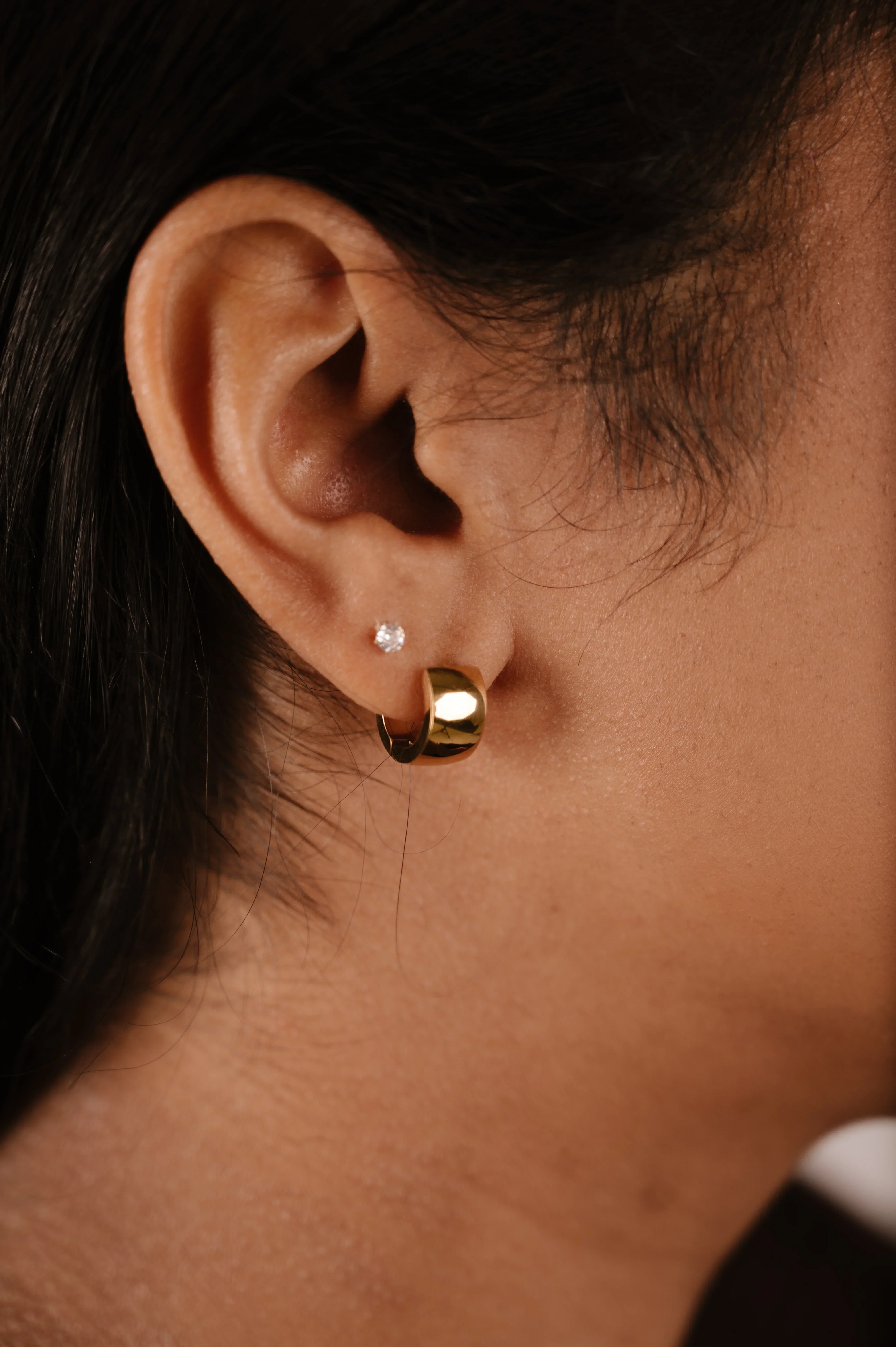 Solitaire 3mm Flat Back Stud - Image 3