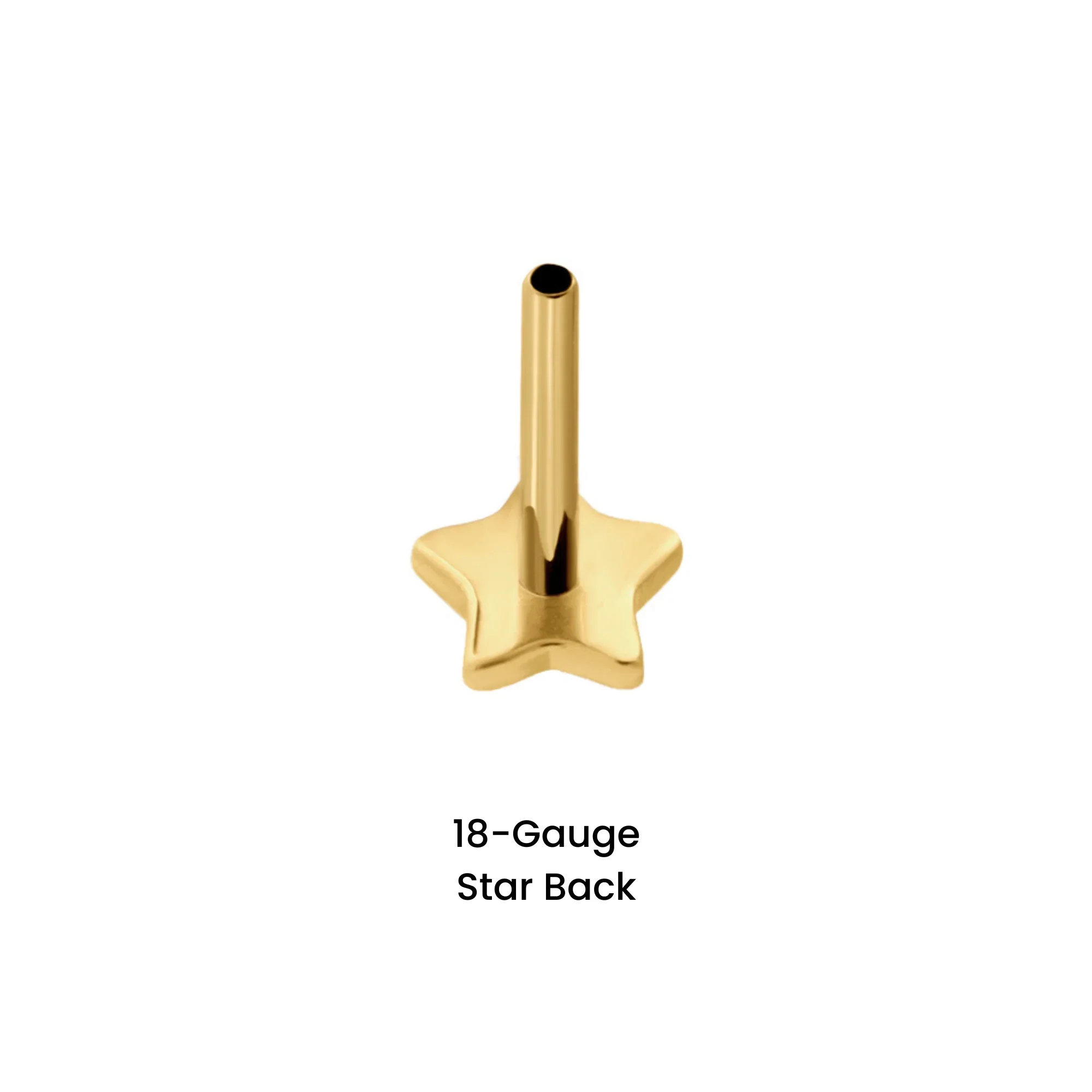 18 Gauge Special Shapes Flat Back Earring Back (Choose a Length) - Image 7