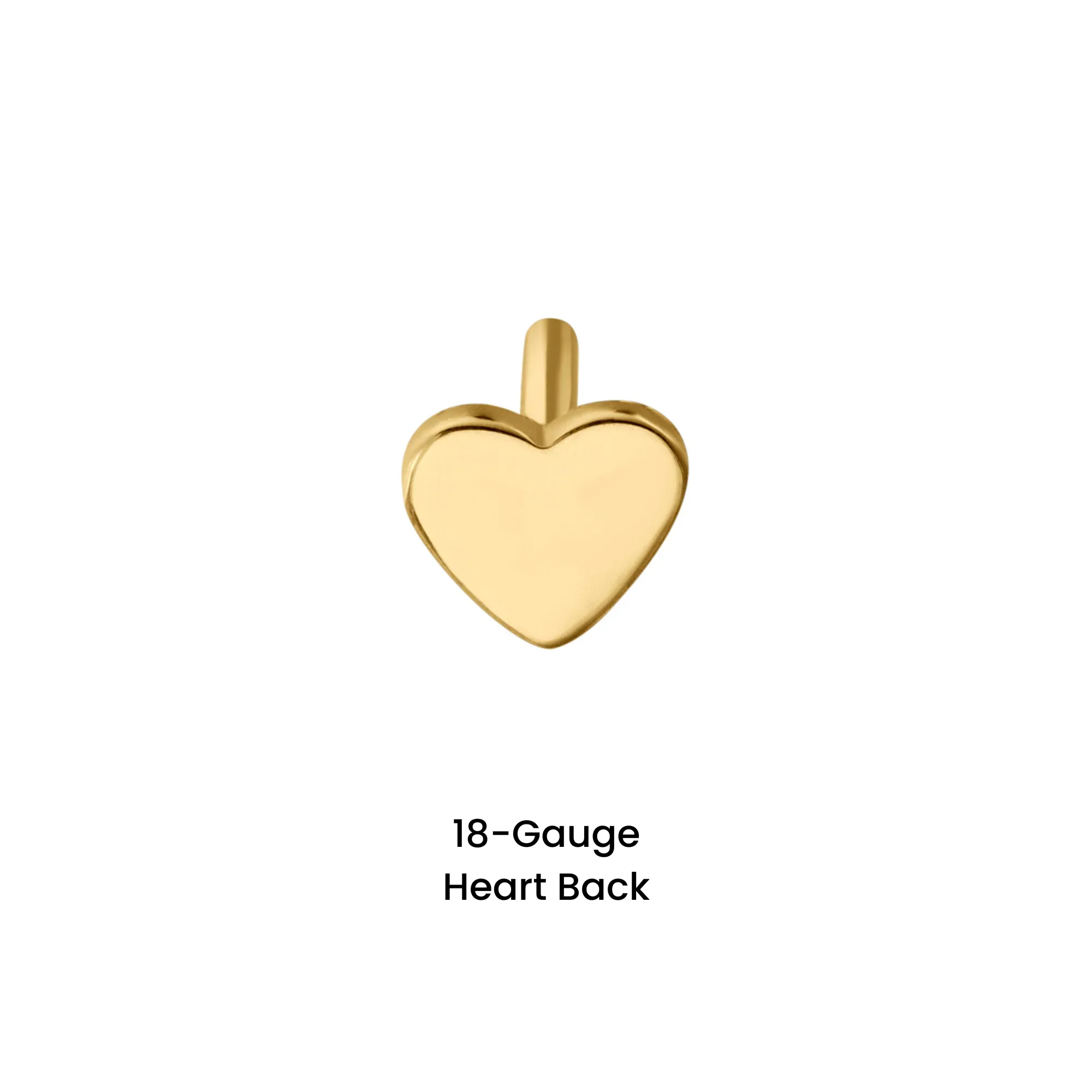 18 Gauge Special Shapes Flat Back Earring Back (Choose a Length) - Image 9