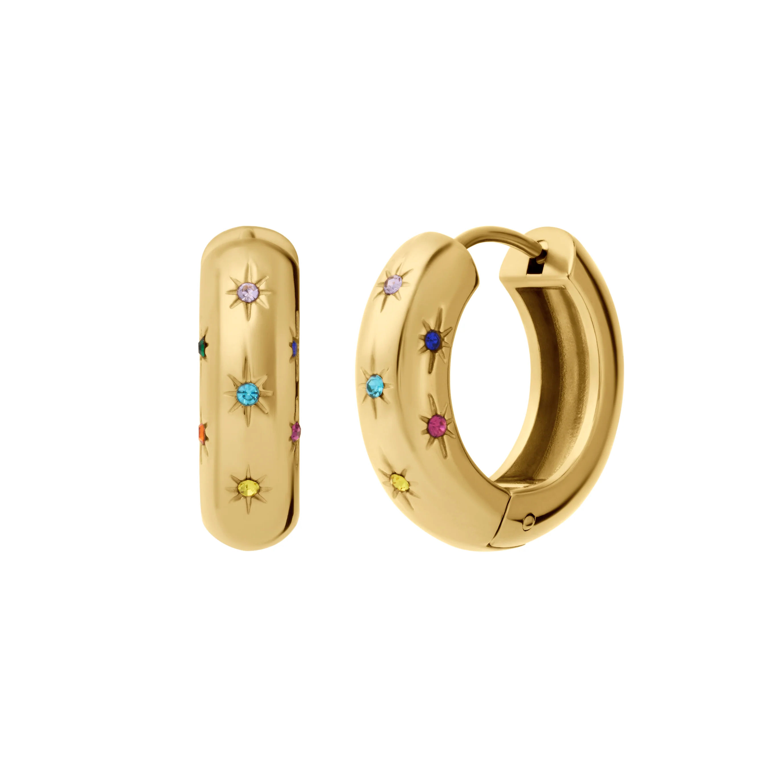 Stardust Hoops