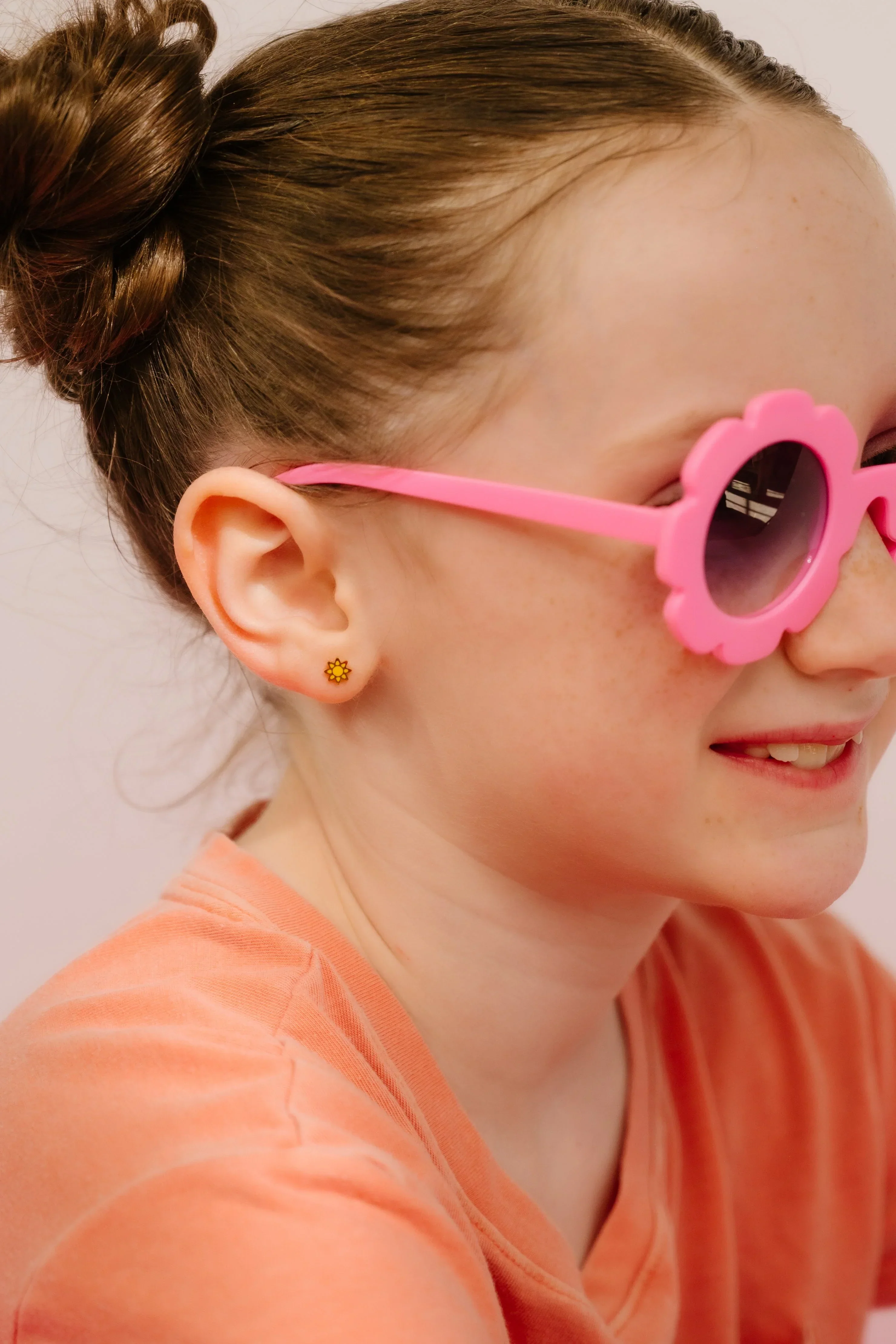 Sun Enamel Flat Back Stud - Image 3
