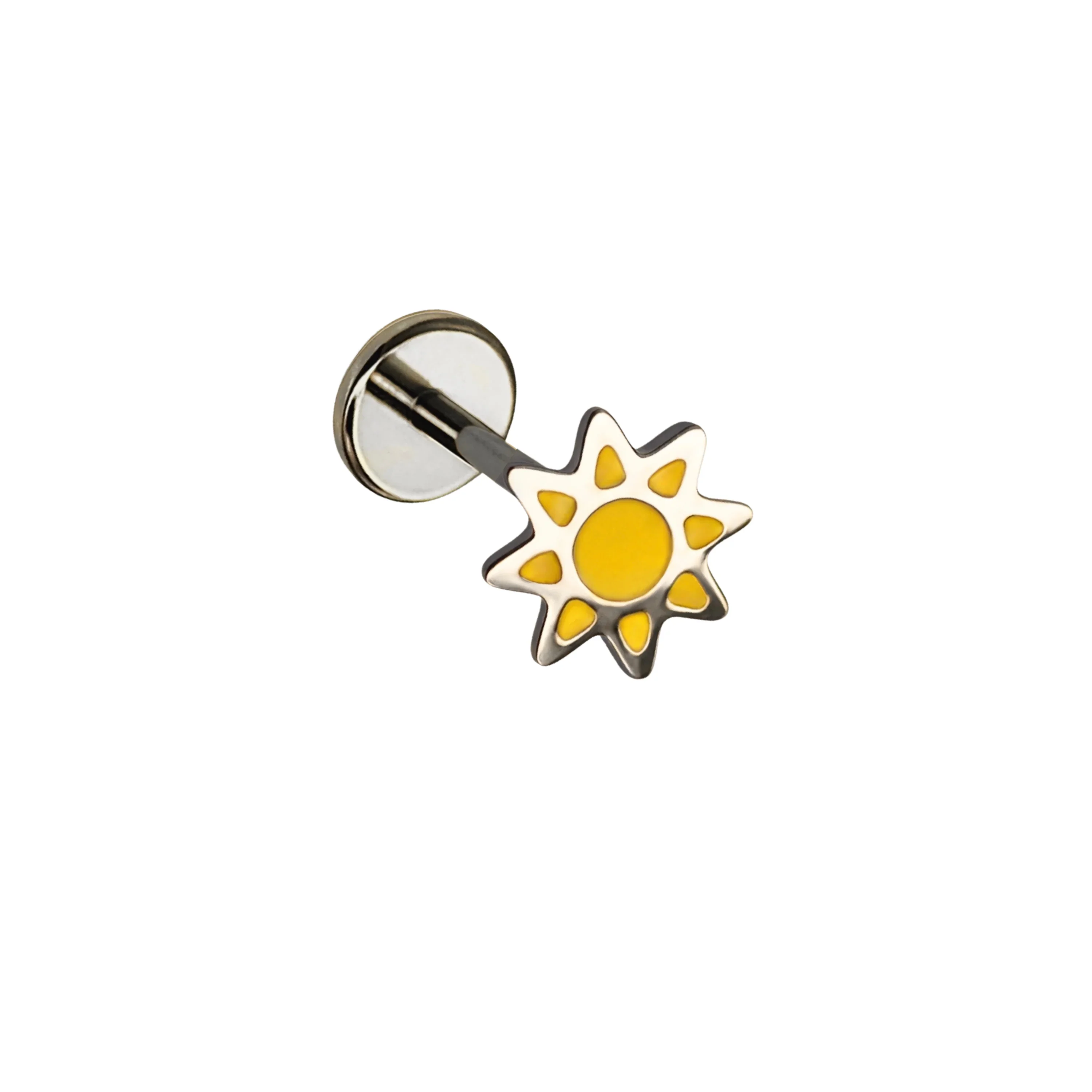 Sun Enamel Flat Back Stud - Image 6