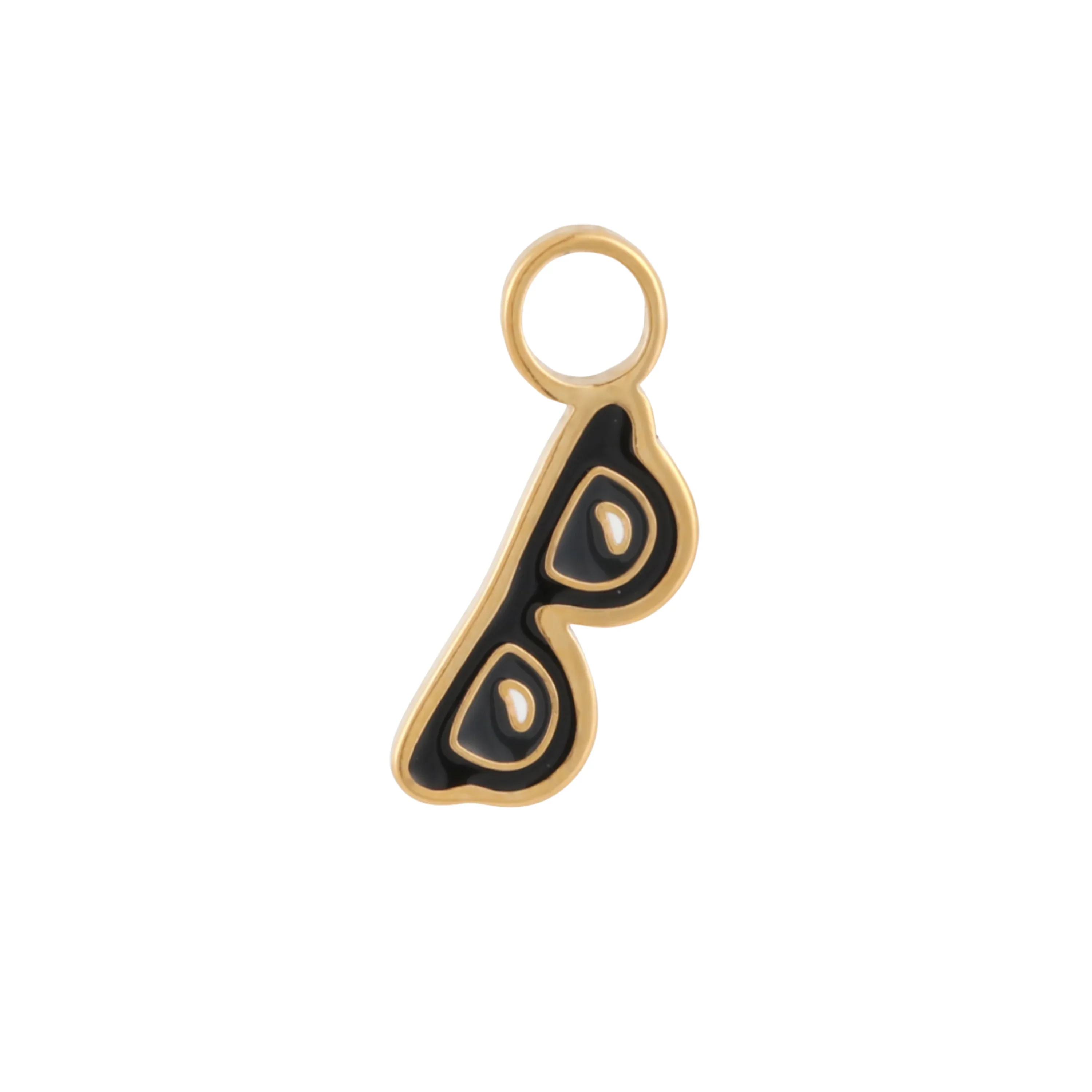 Sunglasses Enamel Hoop Charm