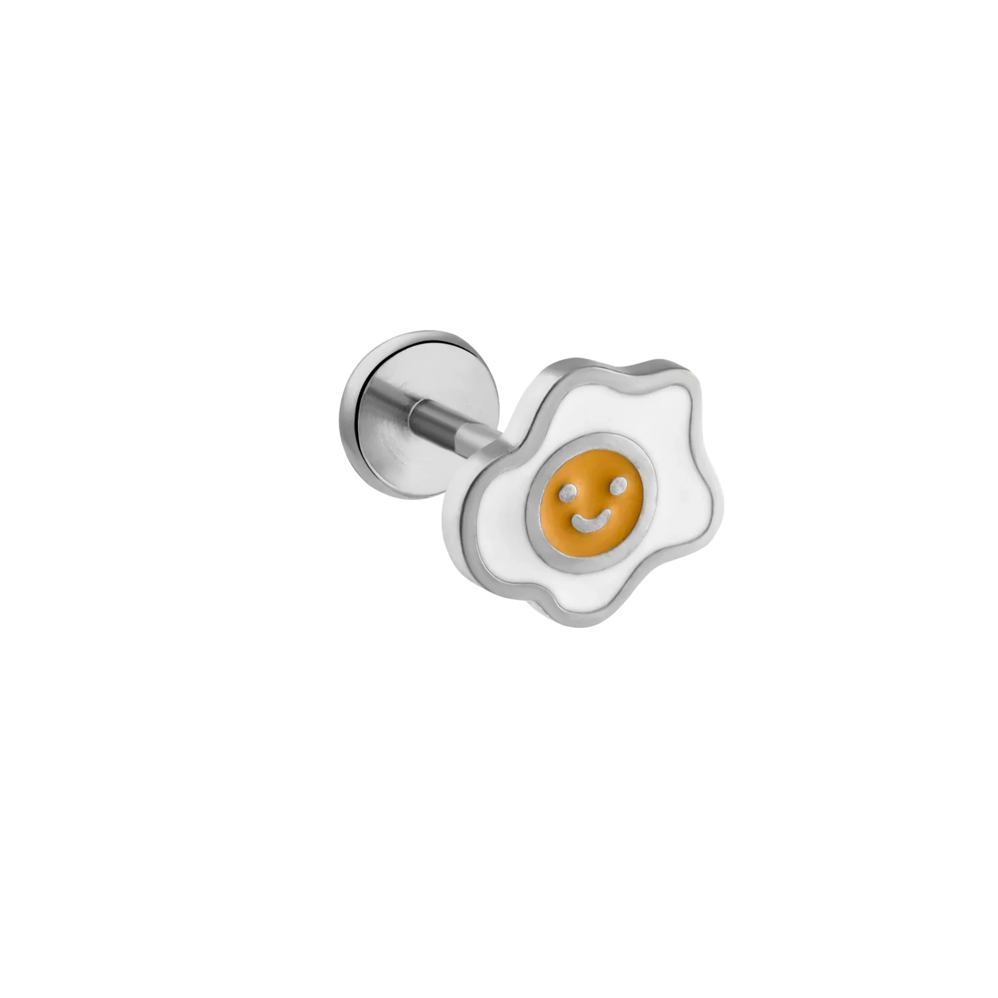 Sunny Side Up Enamel Flat Back Stud - Image 7