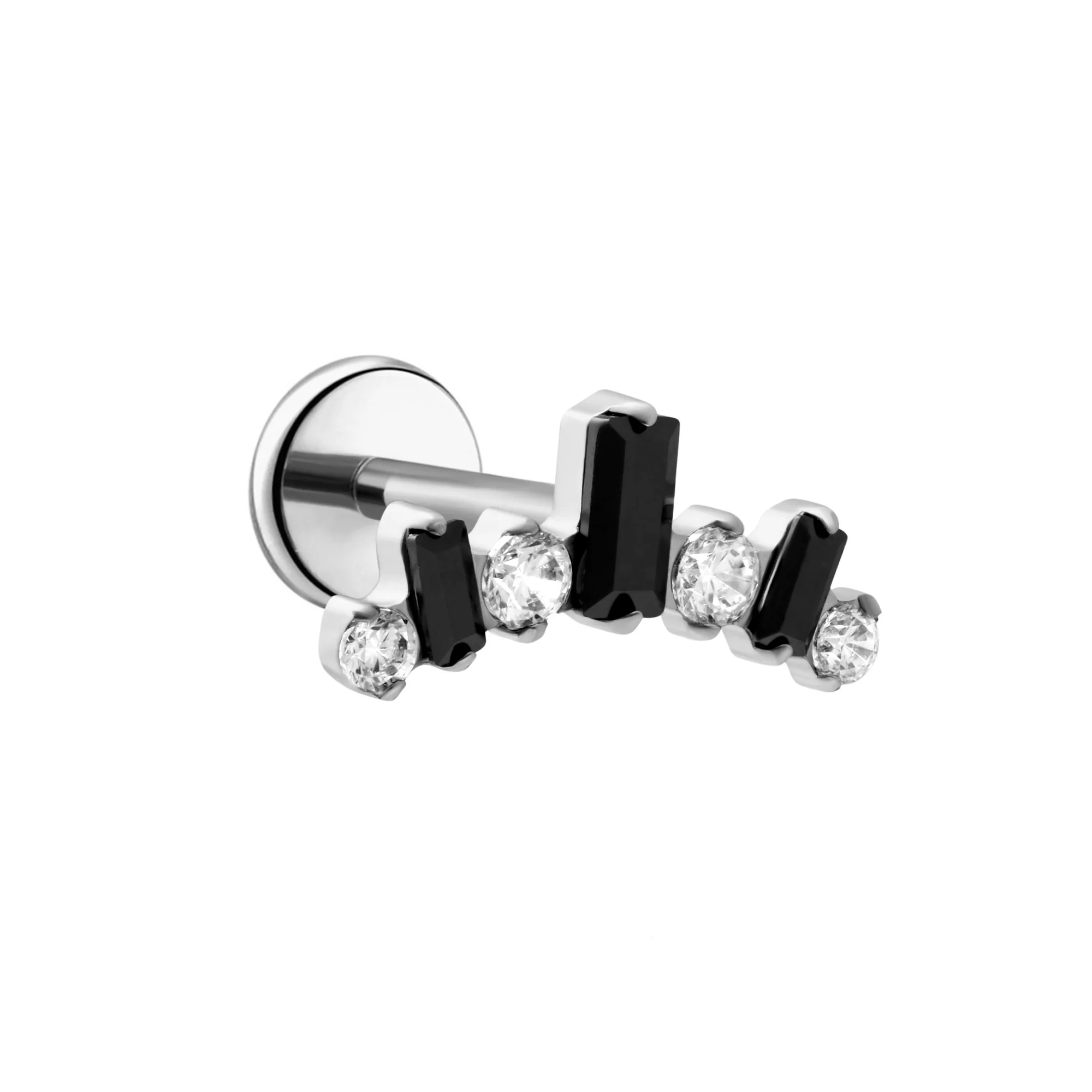 Tiara Flat Back Stud - Black Tie - Image 9