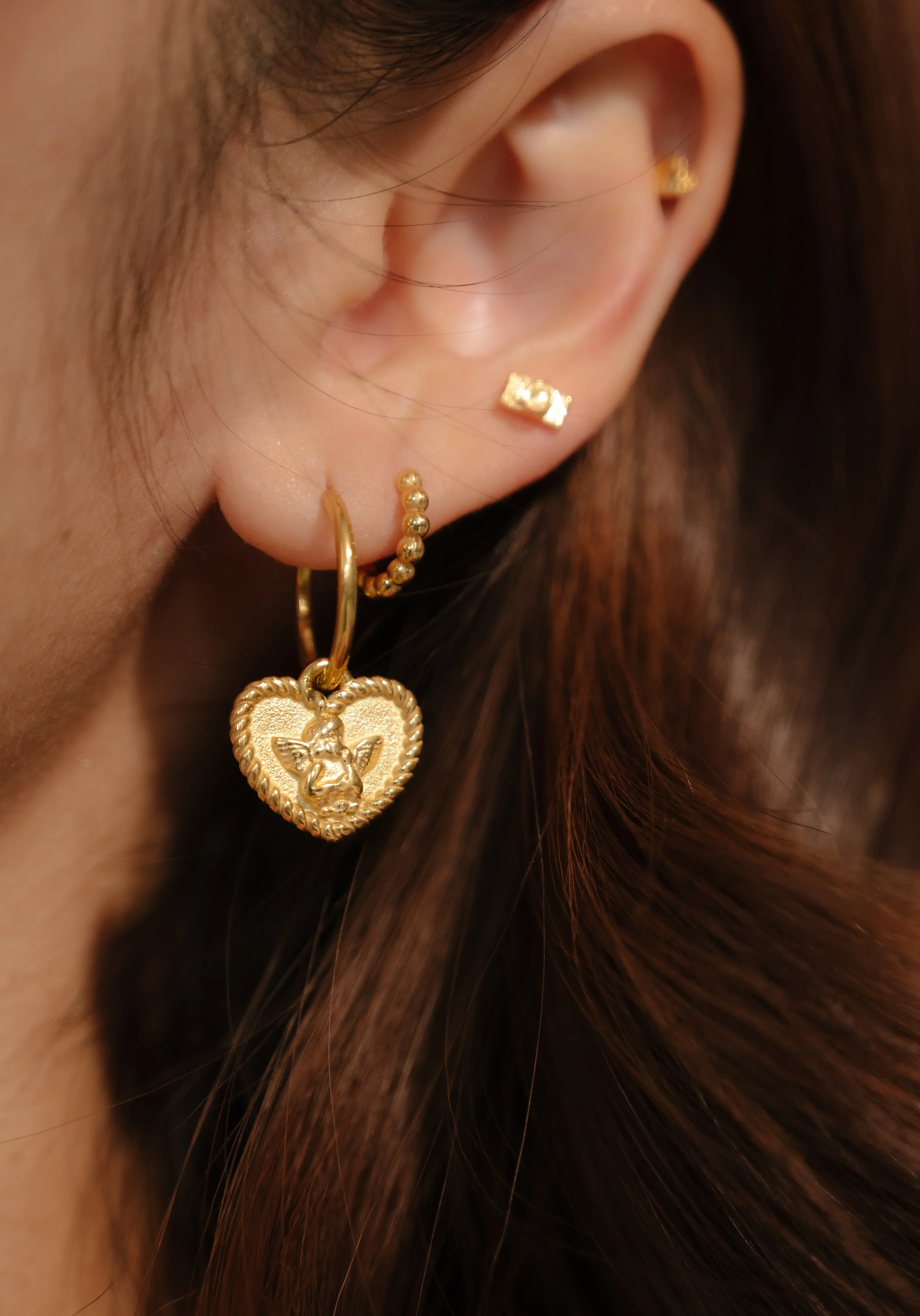 Titanium Poppy Hoops - Image 2