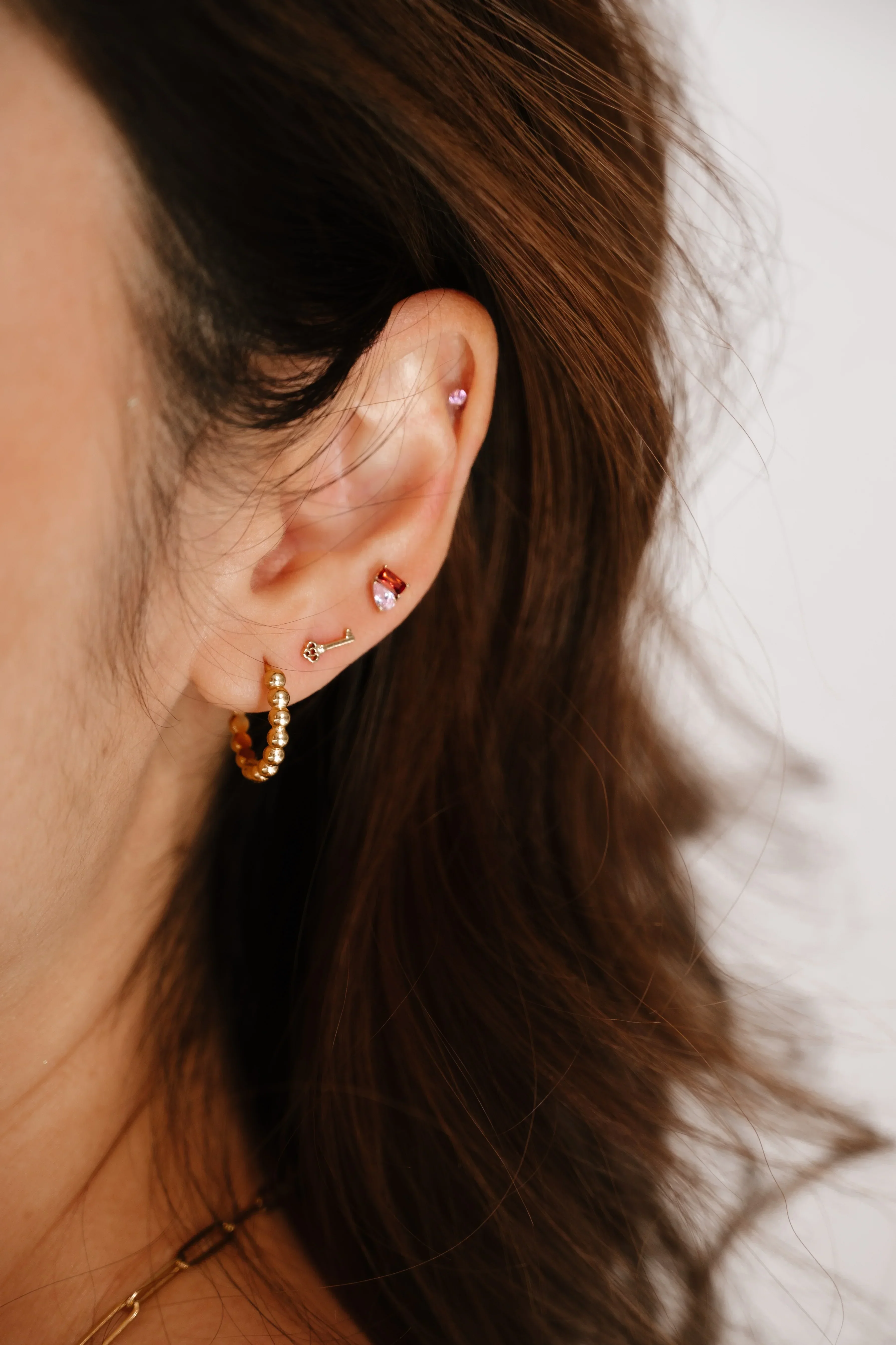 Toi et Moi Flat Back Stud - Image 2