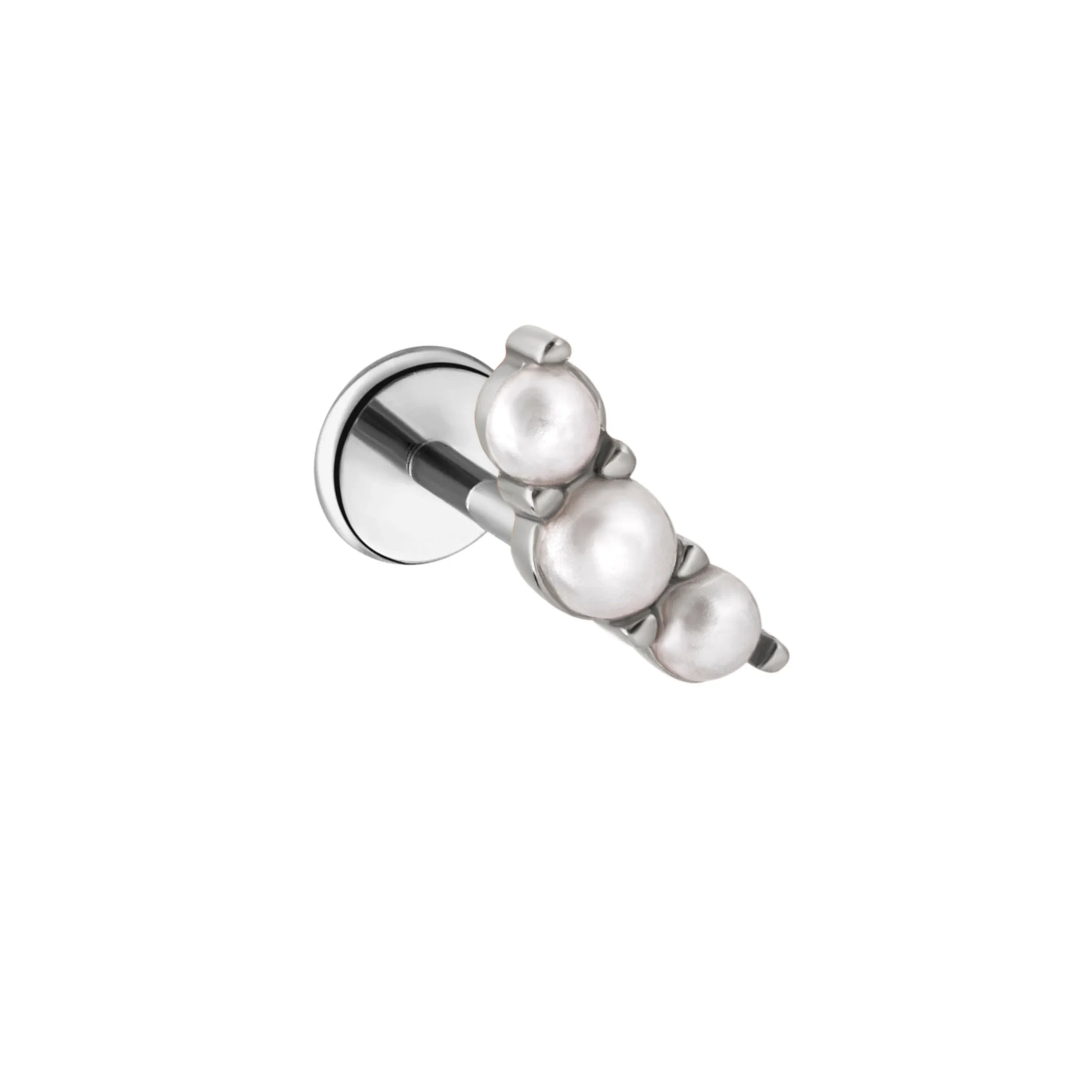 Triple Pearl Climber 2.0 Flat Back Stud - Image 6