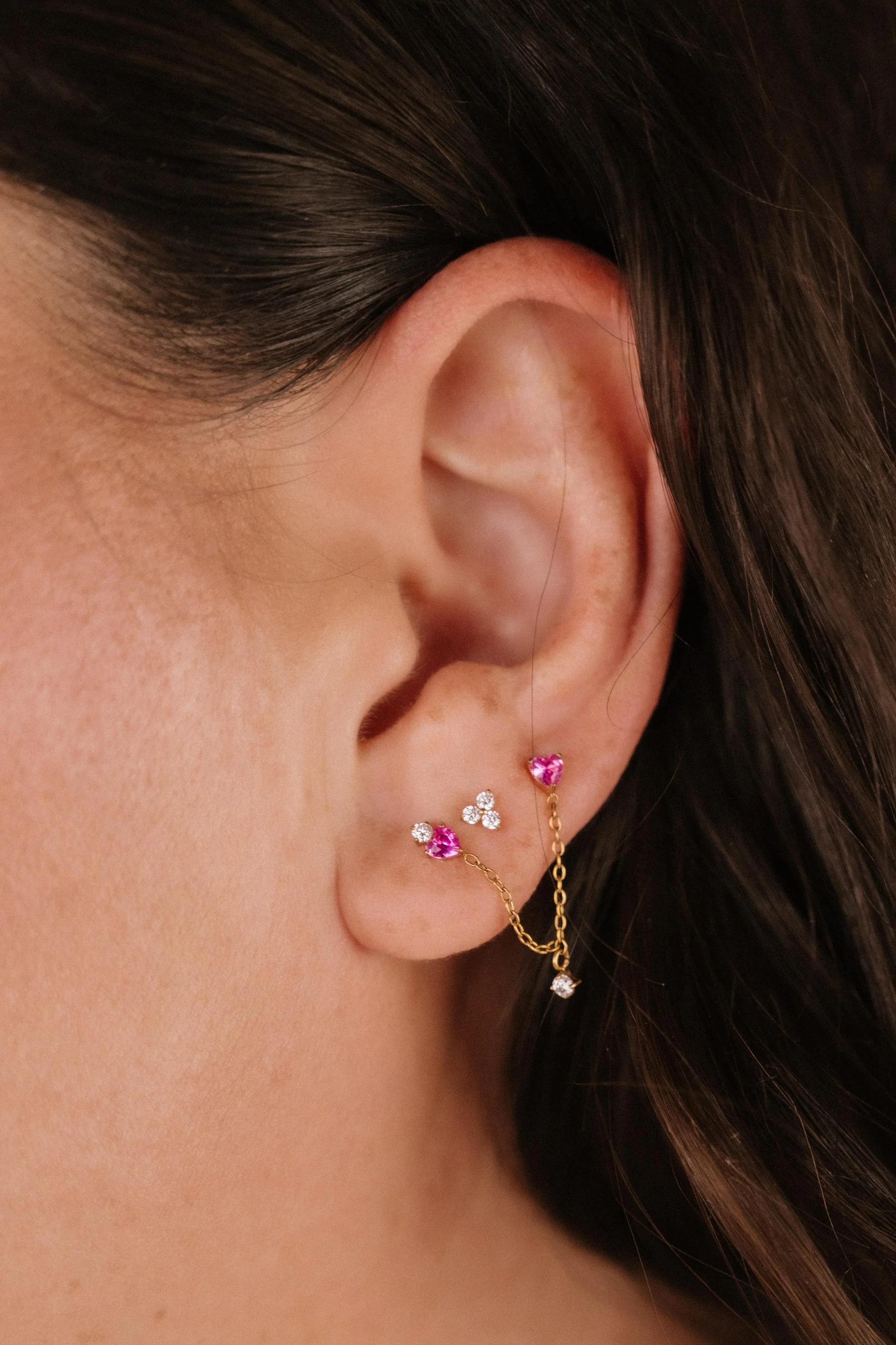 Two of Hearts Flat Back Stud - Image 4