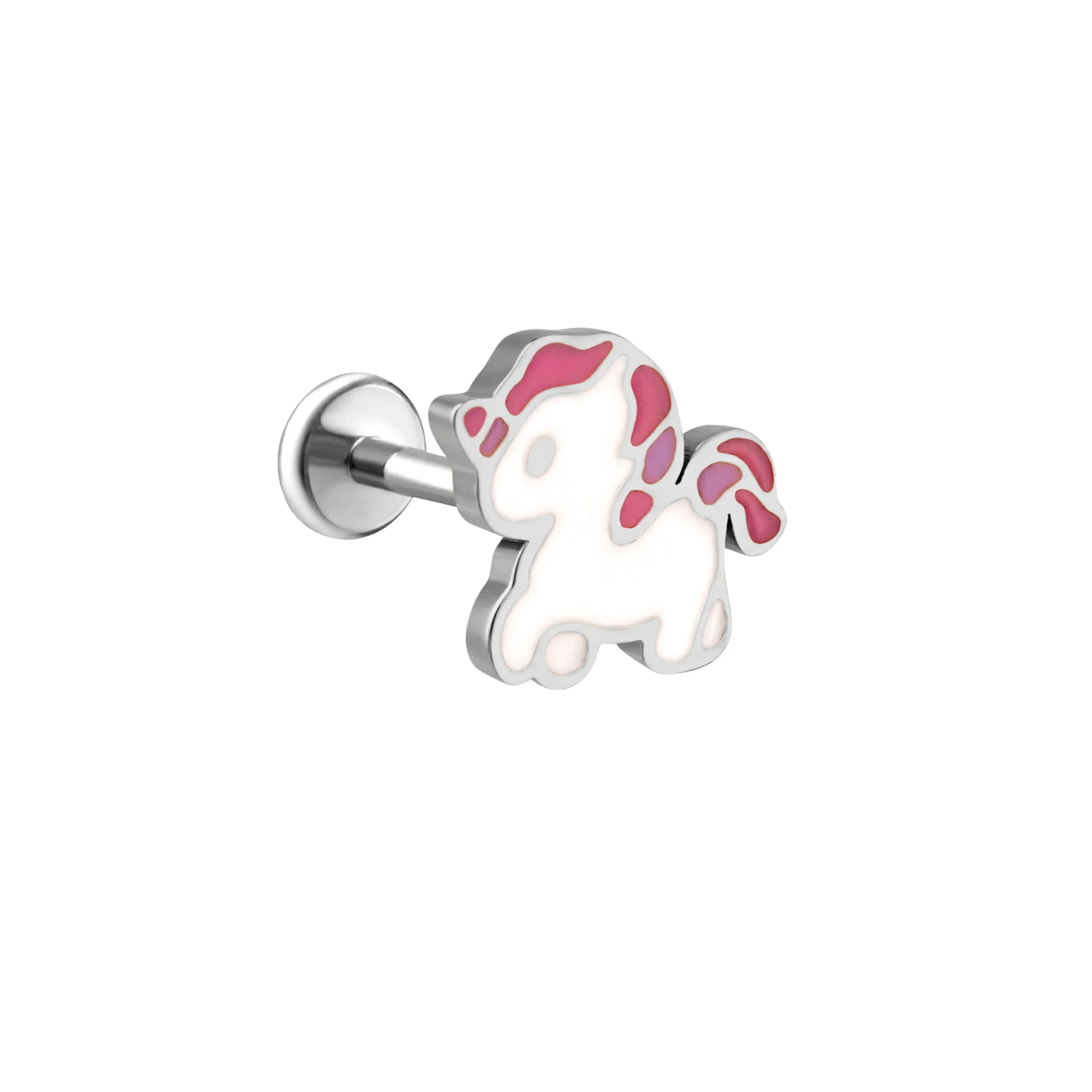 Unicorn Enamel Flat Back Stud - Image 5