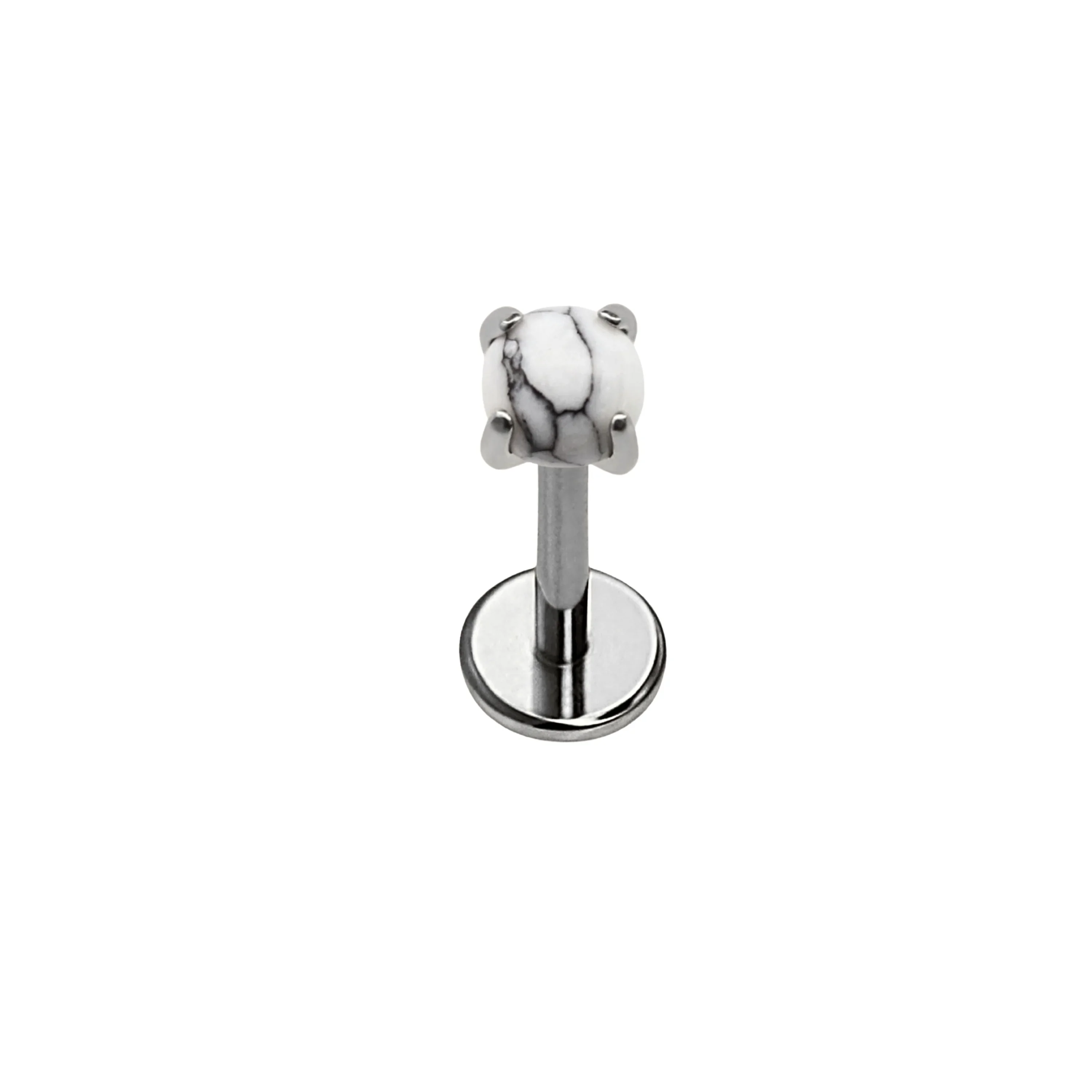 Howlite Flat Back Stud - Image 6