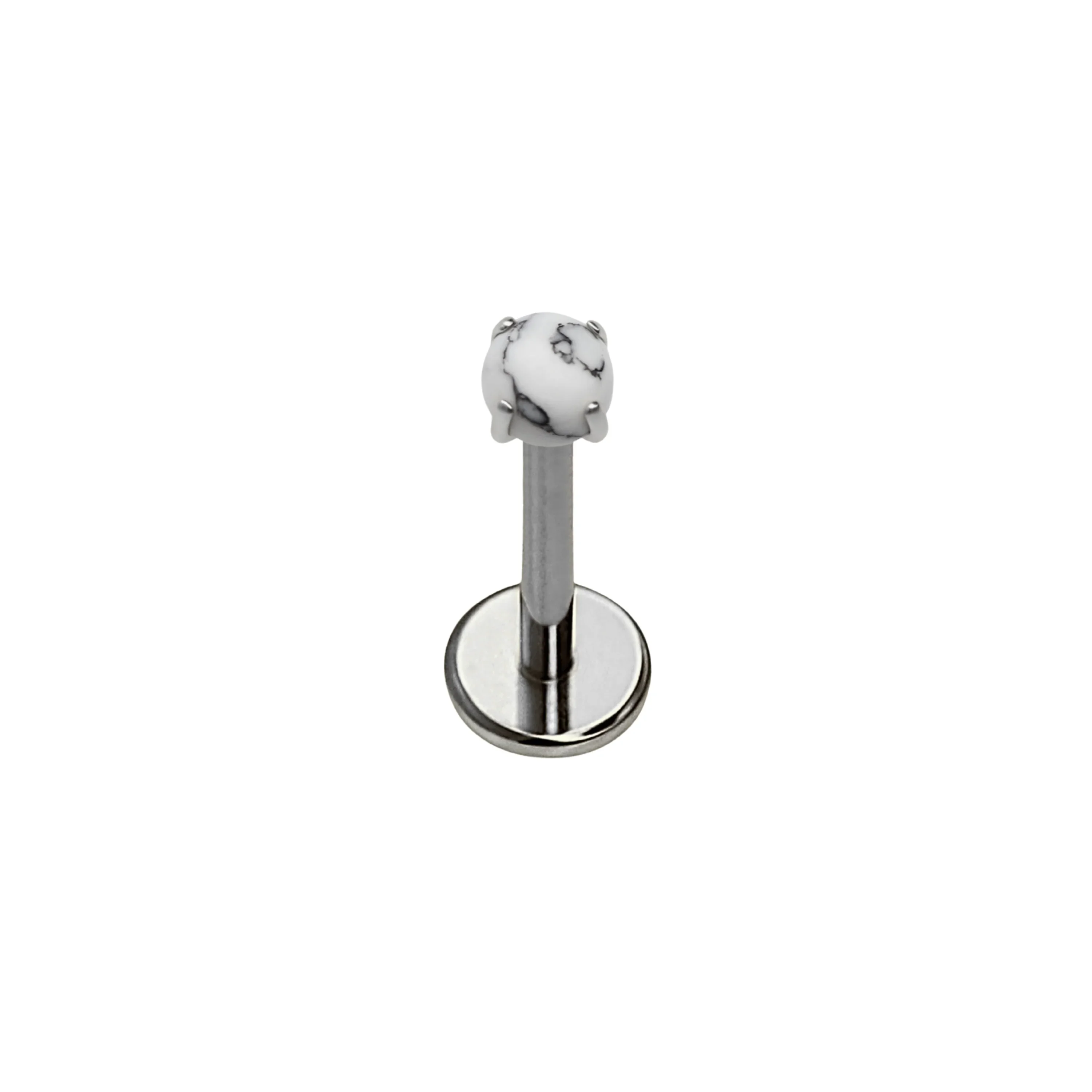 Howlite Flat Back Stud - Image 7