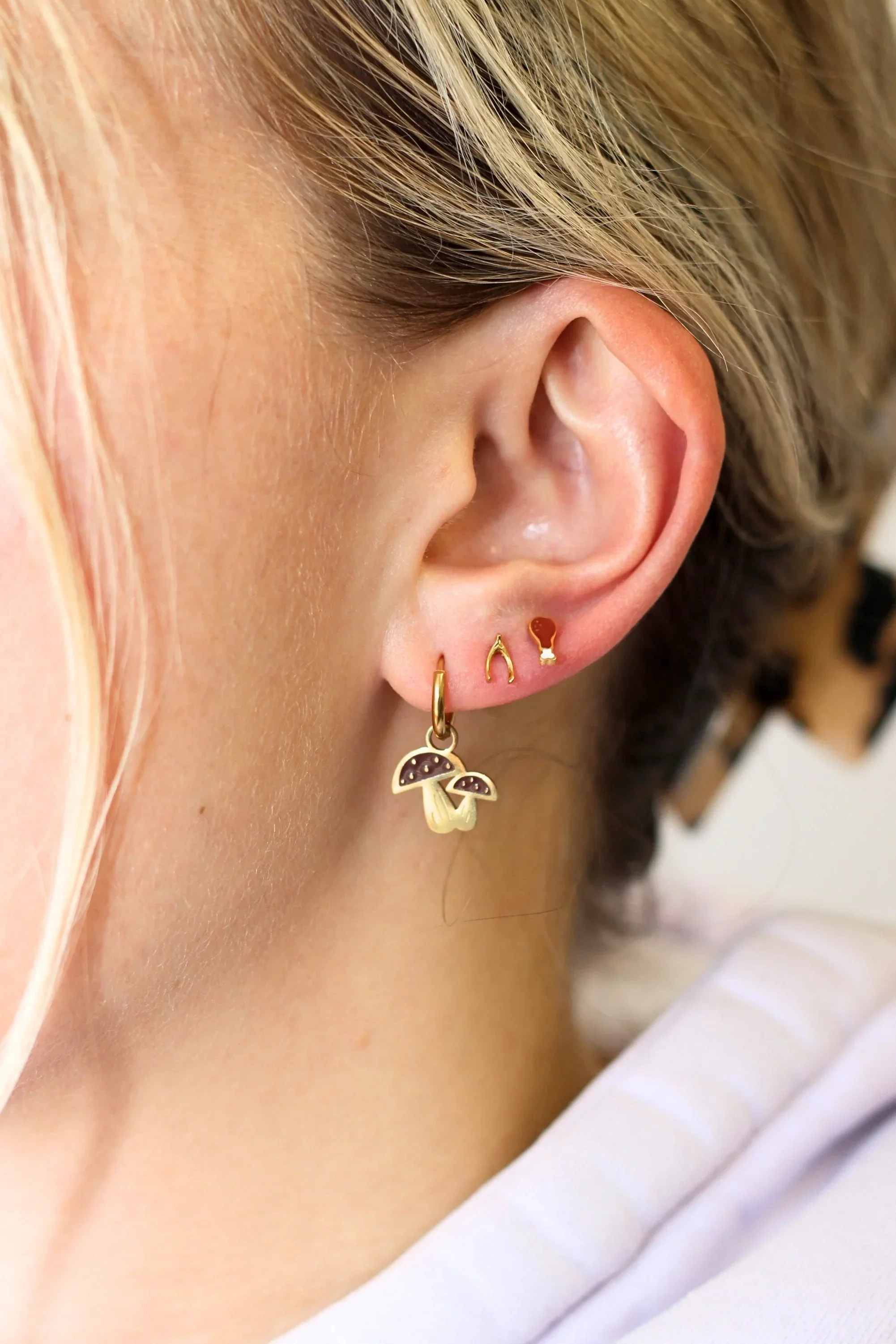 Woodland Mushroom Hoops - Image 2