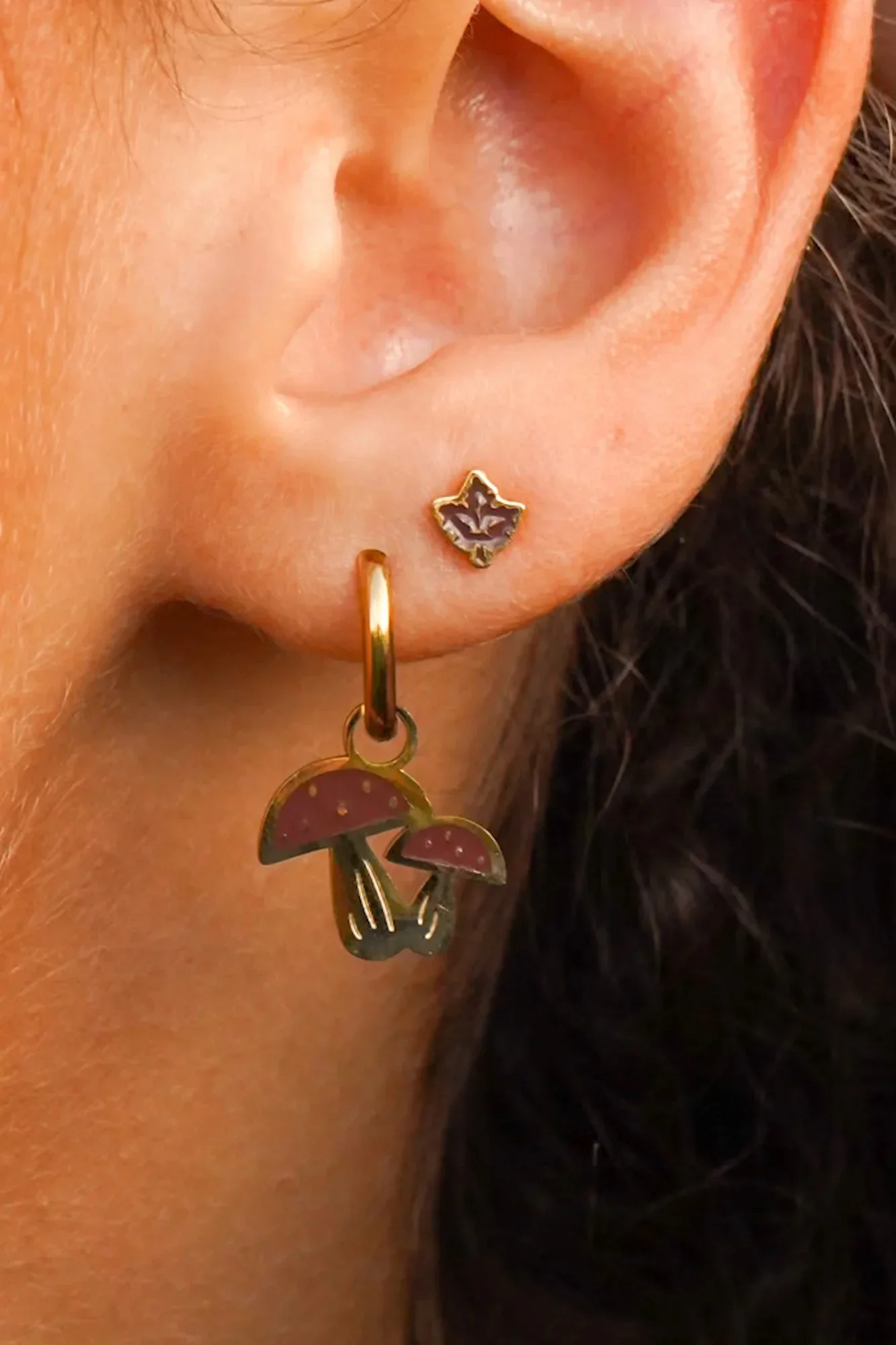 Woodland Mushroom Hoops - Image 3
