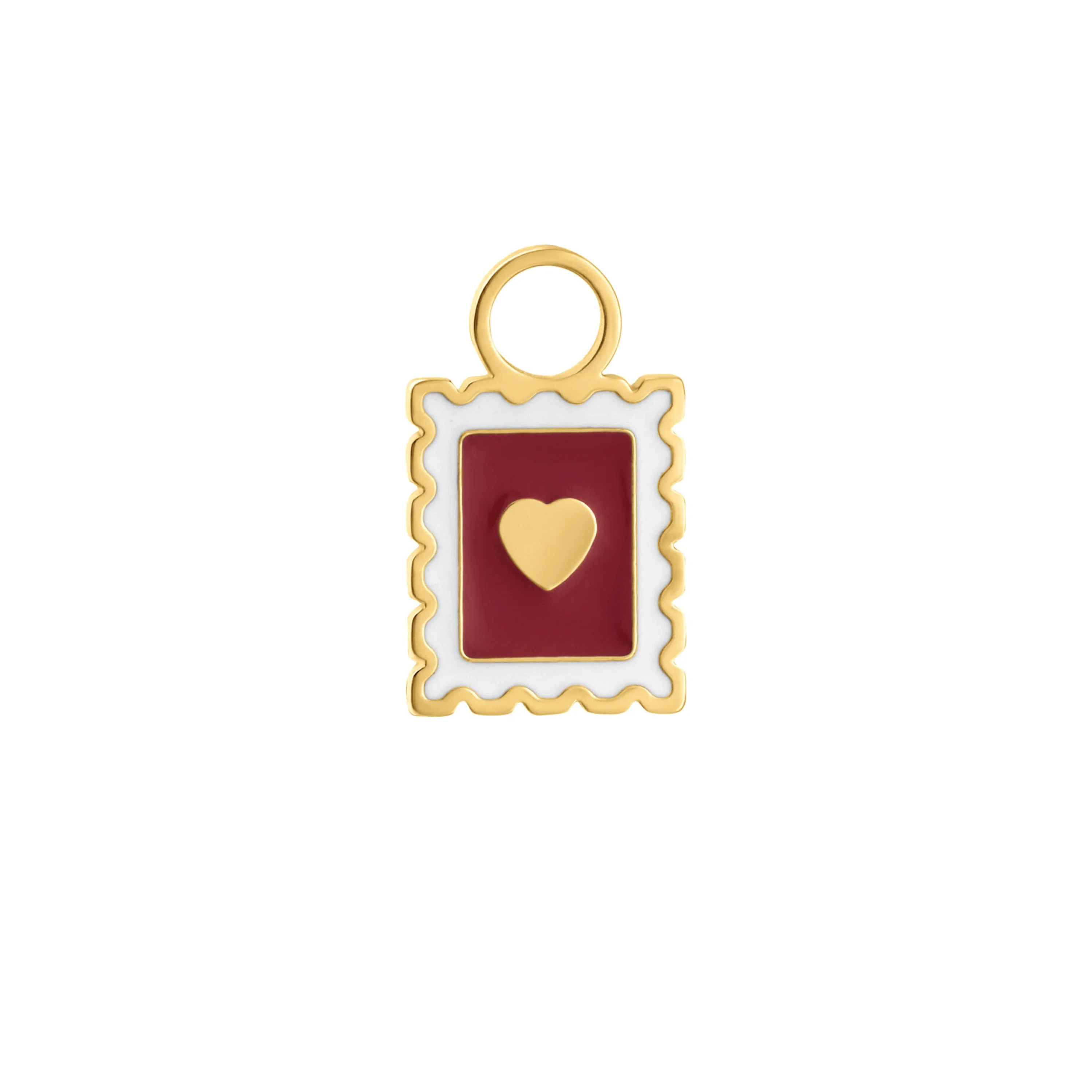 Yours Truly Enamel Hoop Charm