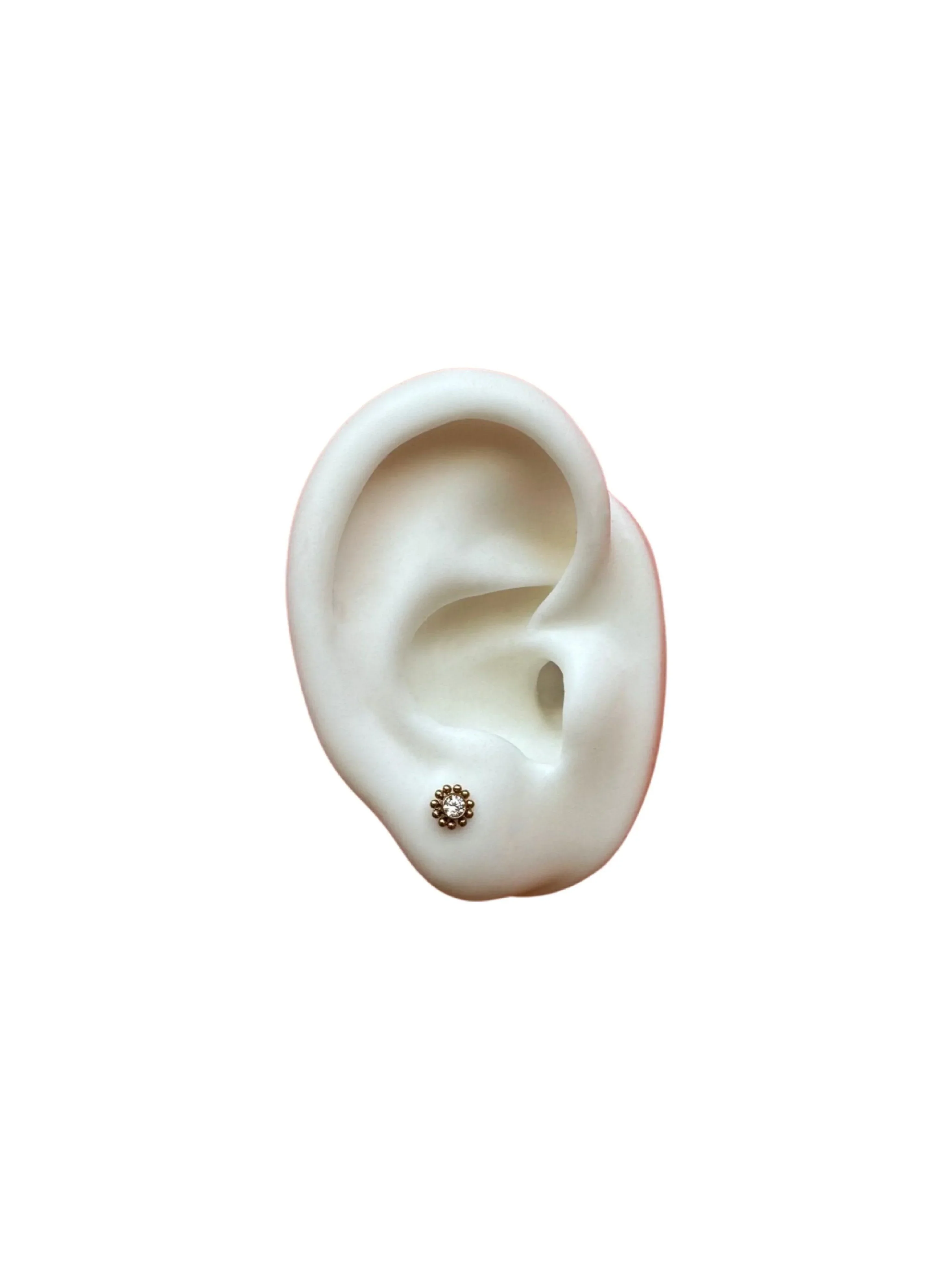Zirconia Daisy Flat Back Stud - Image 4
