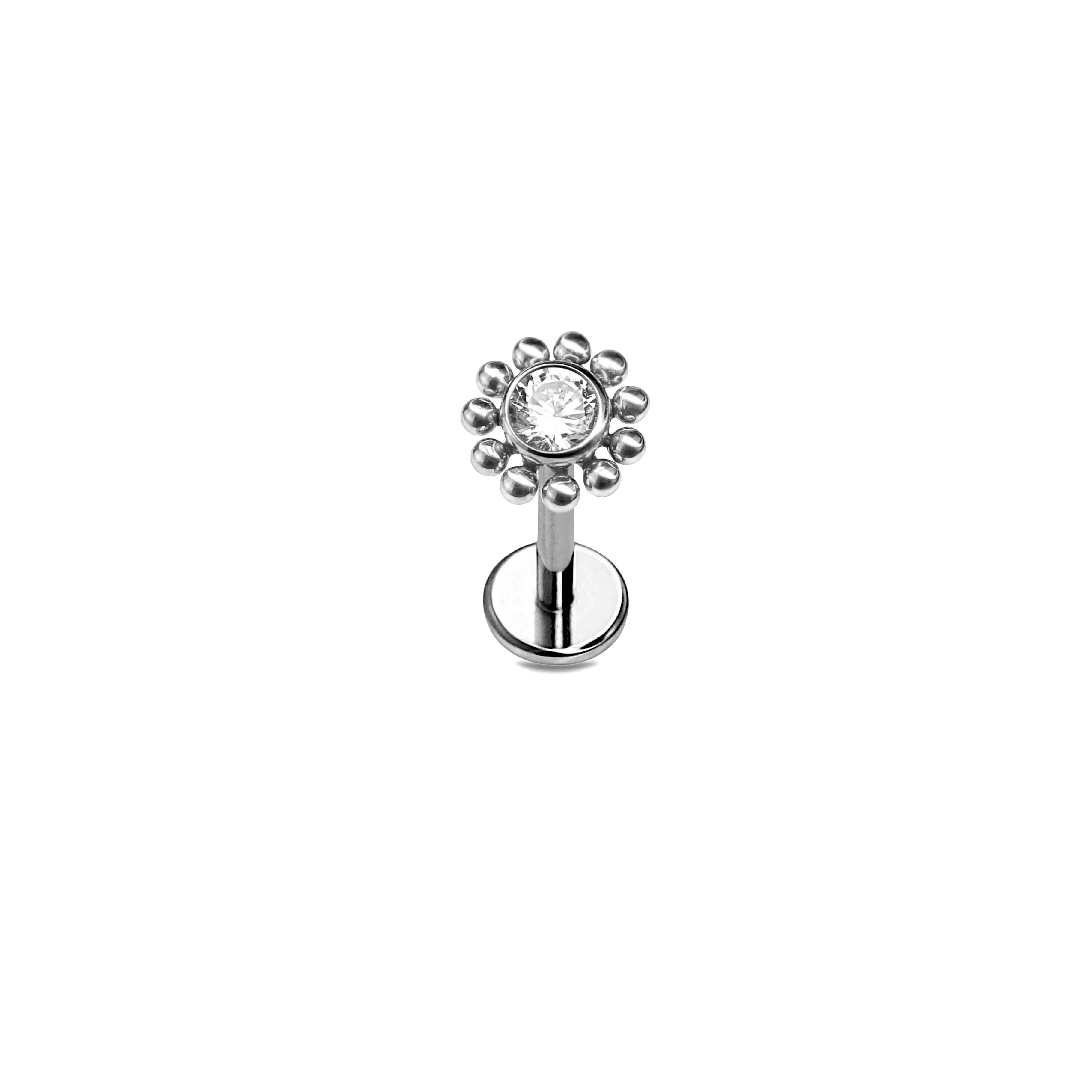 Zirconia Daisy Flat Back Stud - Image 7